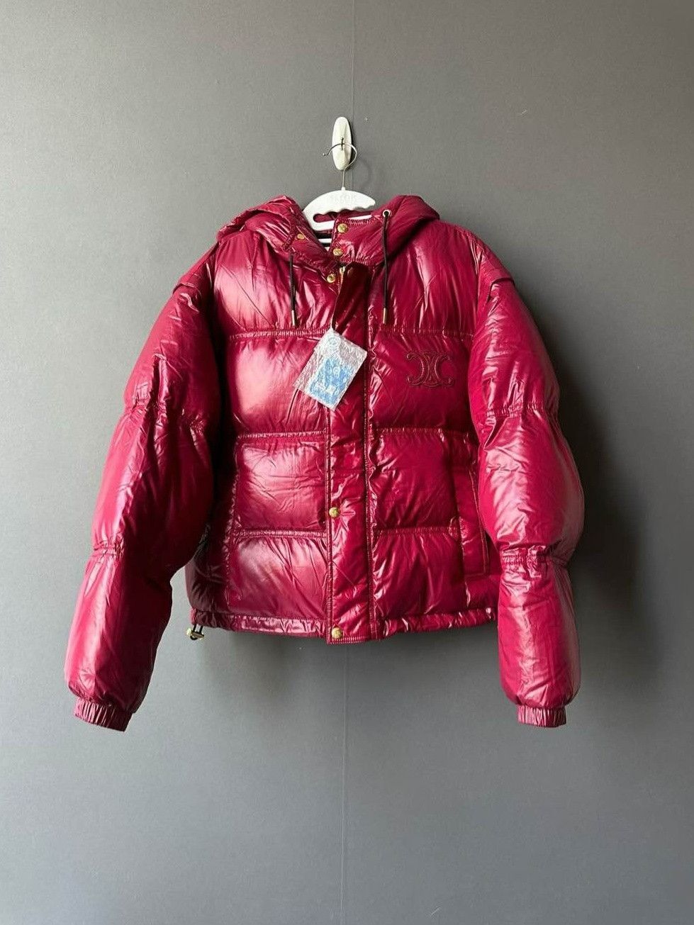 Celine Celine Triomphe Logo Down Jacket Size 38 Size S / US 4 / IT 40 - 1 Thumbnail