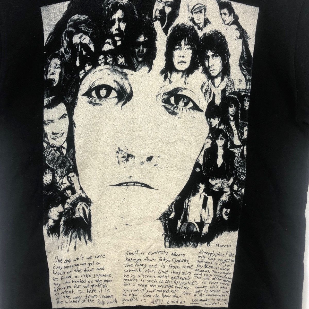 Vintage JOHN HOLMSTROM MORISON Punk Magazine Tee Shirt Top Size US S / EU 44-46 / 1 - 3 Thumbnail