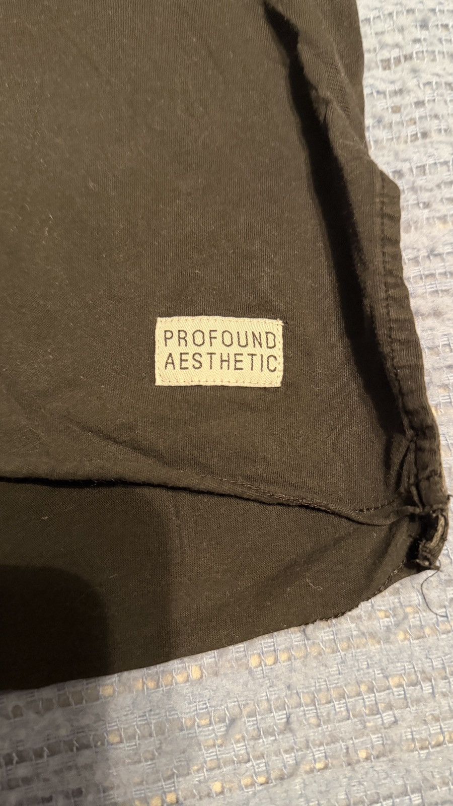 Profound Aesthetic PROFOUND AESTHETIC Black Short Sleeve Pocket Tee Size US XL / EU 56 / 4 - 6 Thumbnail