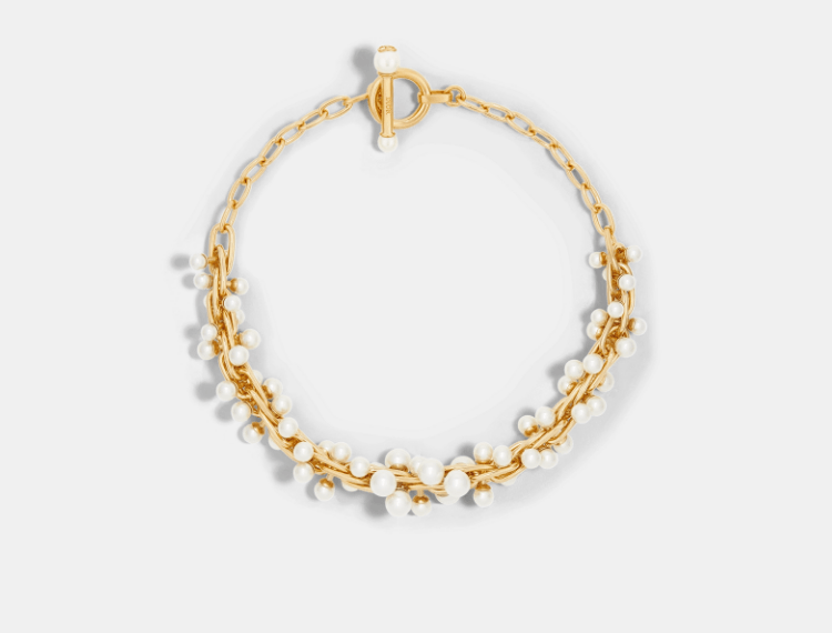 Dior o1w1db10126 N3086W Size : OS / Torsa Choker in Gold/White Size ONE SIZE - 1 Thumbnail