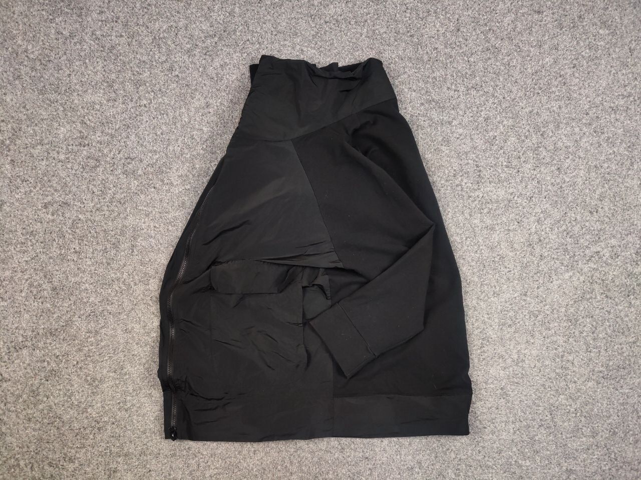 Japanese Brand ZEITLOS by Luana Design Black Oversized Zip Light Jacket Size M / US 6-8 / IT 42-44 - 13 Thumbnail