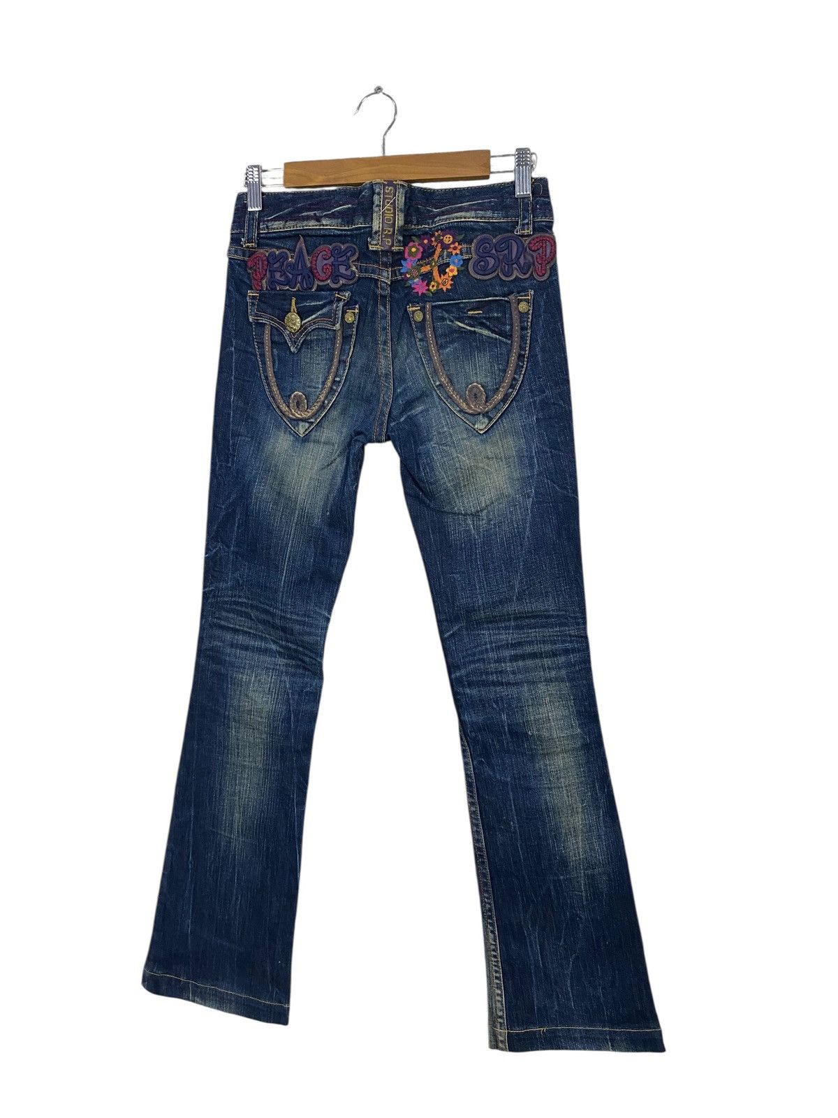 Seditionaries Japanase brand red peppers flared denim very rare Size US 26 / EU 42 - 3 Thumbnail