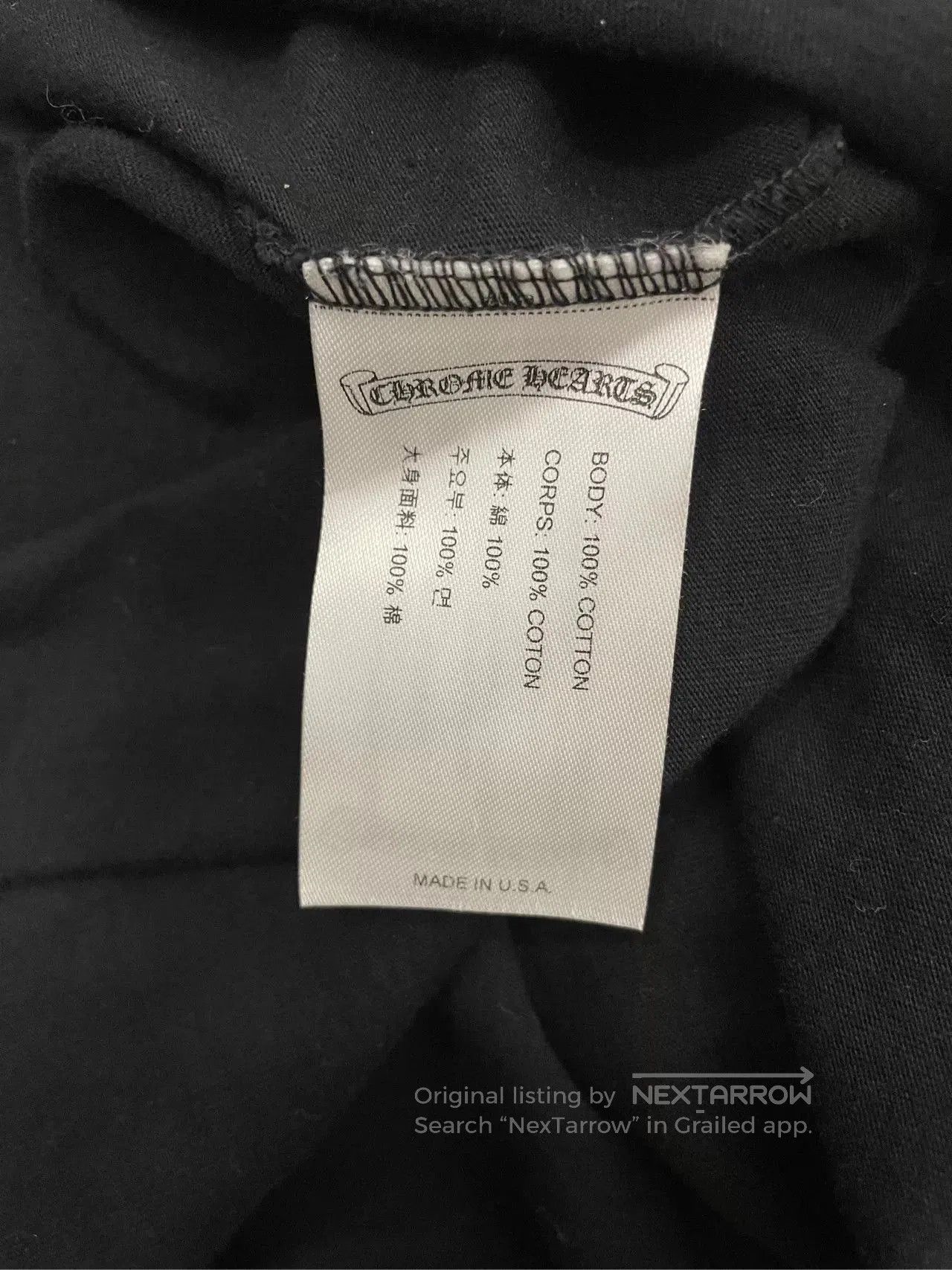 Chrome Hearts chrome hearts blue cross long sleeve t-shirt. Size US L / EU 52-54 / 3 - 3 Thumbnail