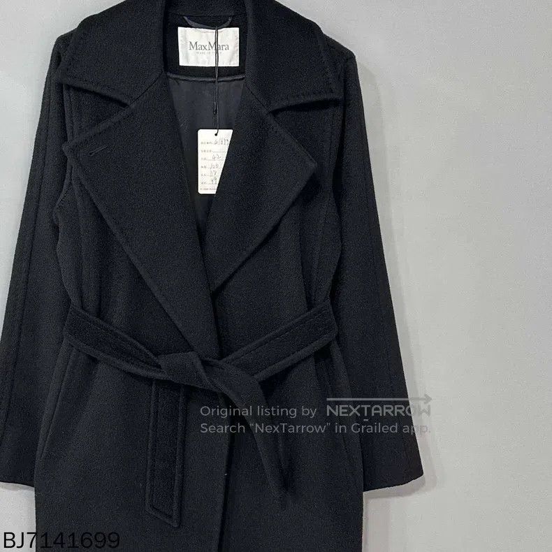Max Mara Max Mara Black Coat Jacket Size M / US 6-8 / IT 42-44 - 2 Thumbnail