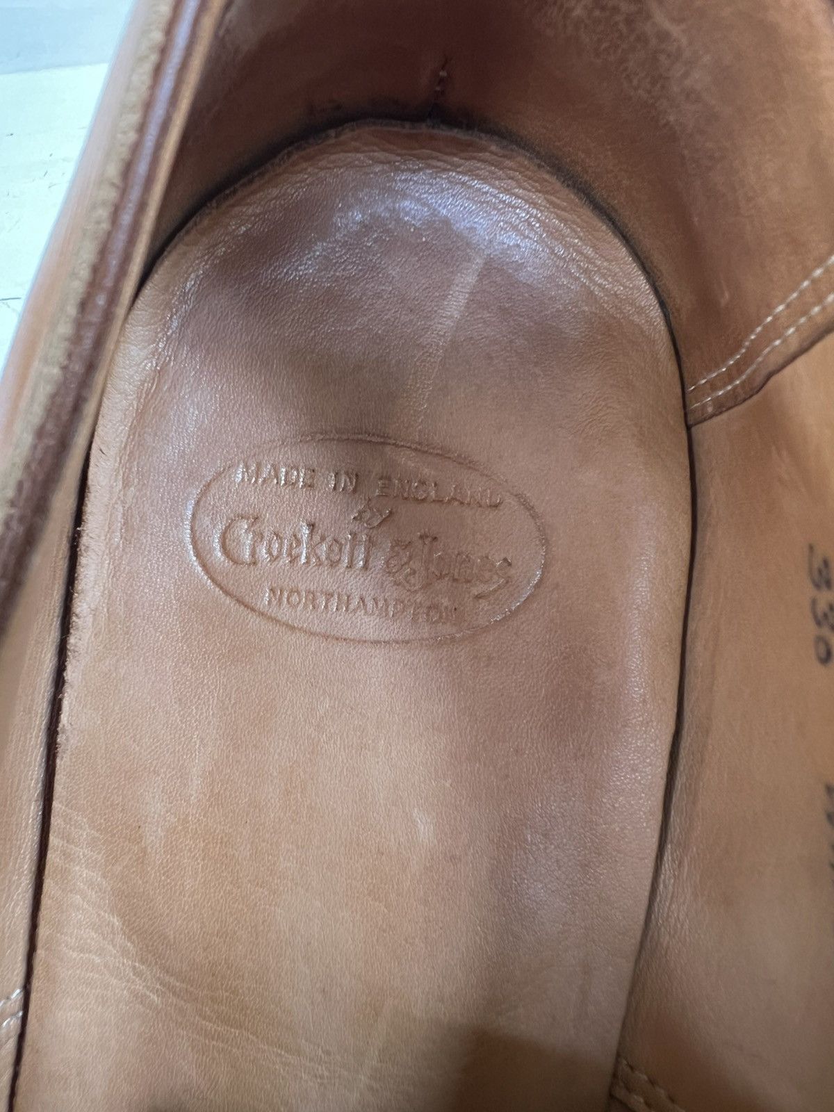 Crockett & Jones Crockett Jones Handgrade Brown leather Cap Toe Oxford Shoes Size US 10 / EU 43 - 19 Thumbnail