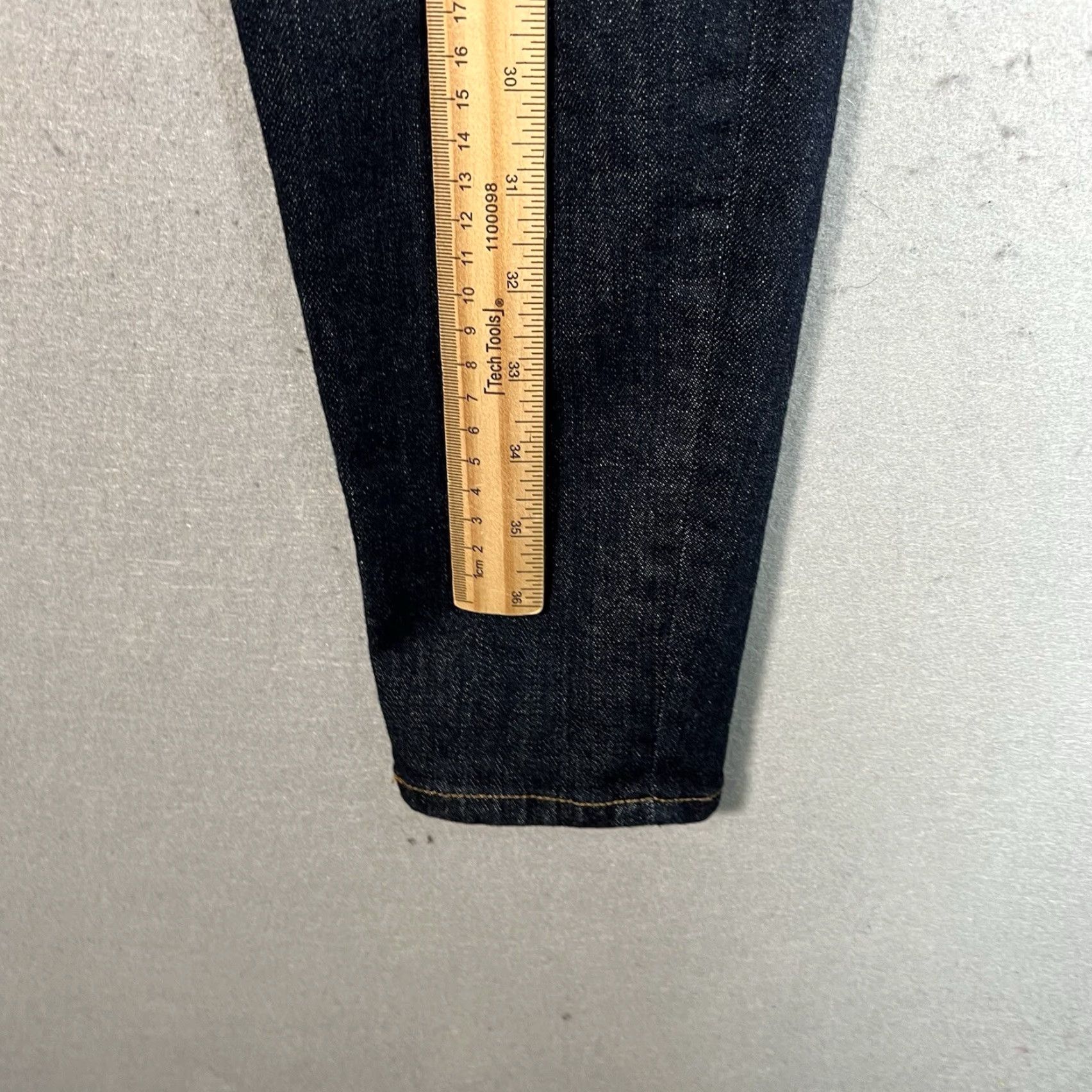 Vintage VINTAGE Baldwin Jeans Woman Skinny Denim 27 Blue Dark Wash BALDWIN City 29 Inseam Womens 27 Blue Skinny Jeans (Adult) Size 27" / US 4 / IT 40 - 3 Thumbnail