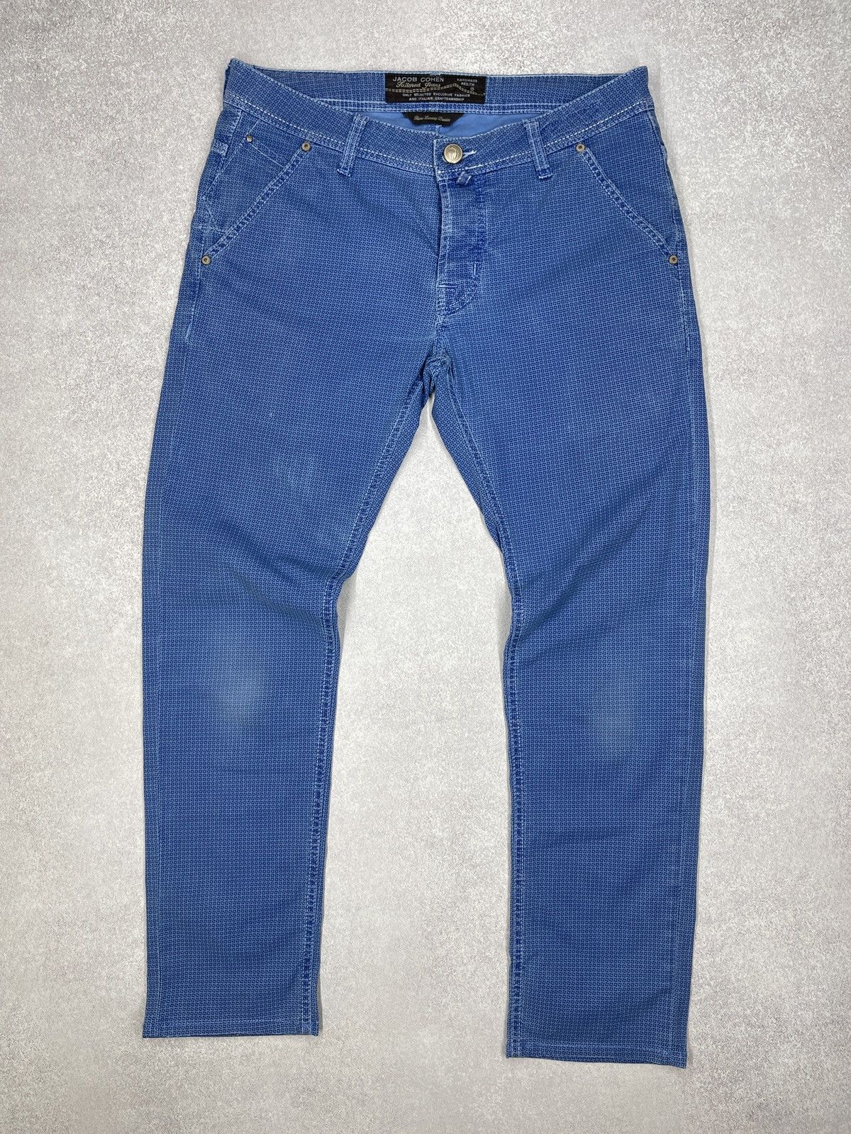 Jacob Cohen Vintage Jacob Cohen Rare Luxury Denim Pants Blue Italy Size US 34 / EU 50 - 6 Thumbnail