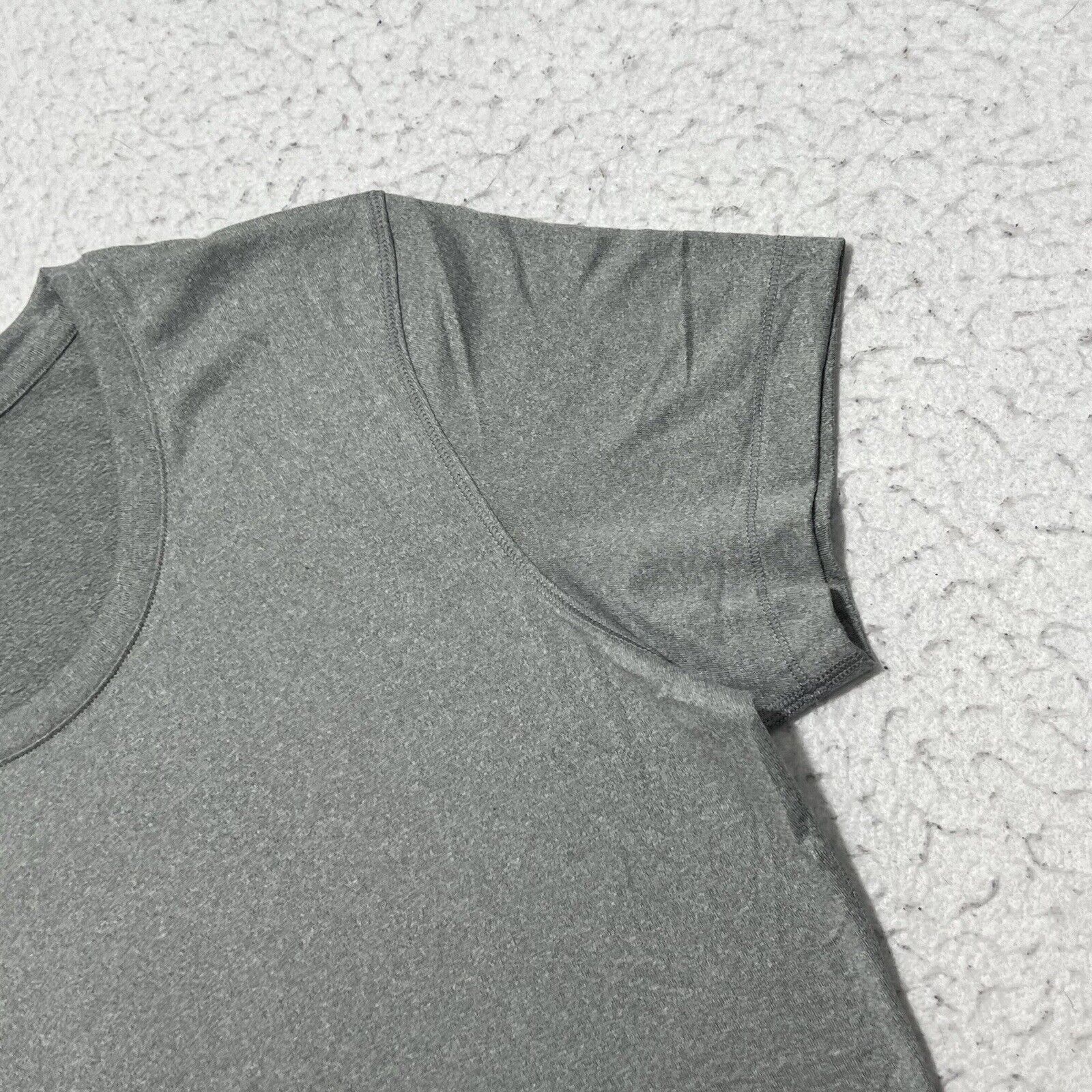Under Armour Under Armour HeatGear Short Sleeve Athletic Gray T Shirt Size L / US 10 / IT 46 - 5 Thumbnail