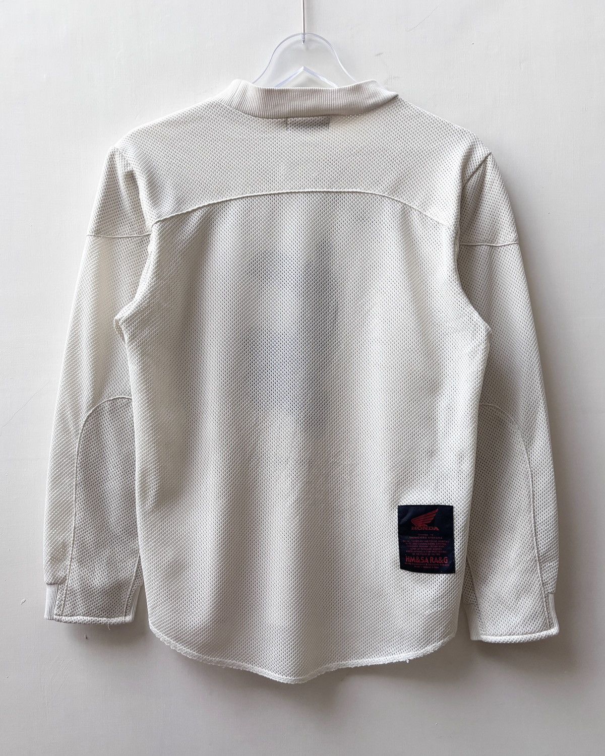 Japanese Brand 1990s Shinichiro Arakawa x Honda Padded Centaur Mesh Jersey Size US L / EU 52-54 / 3 - 6 Thumbnail