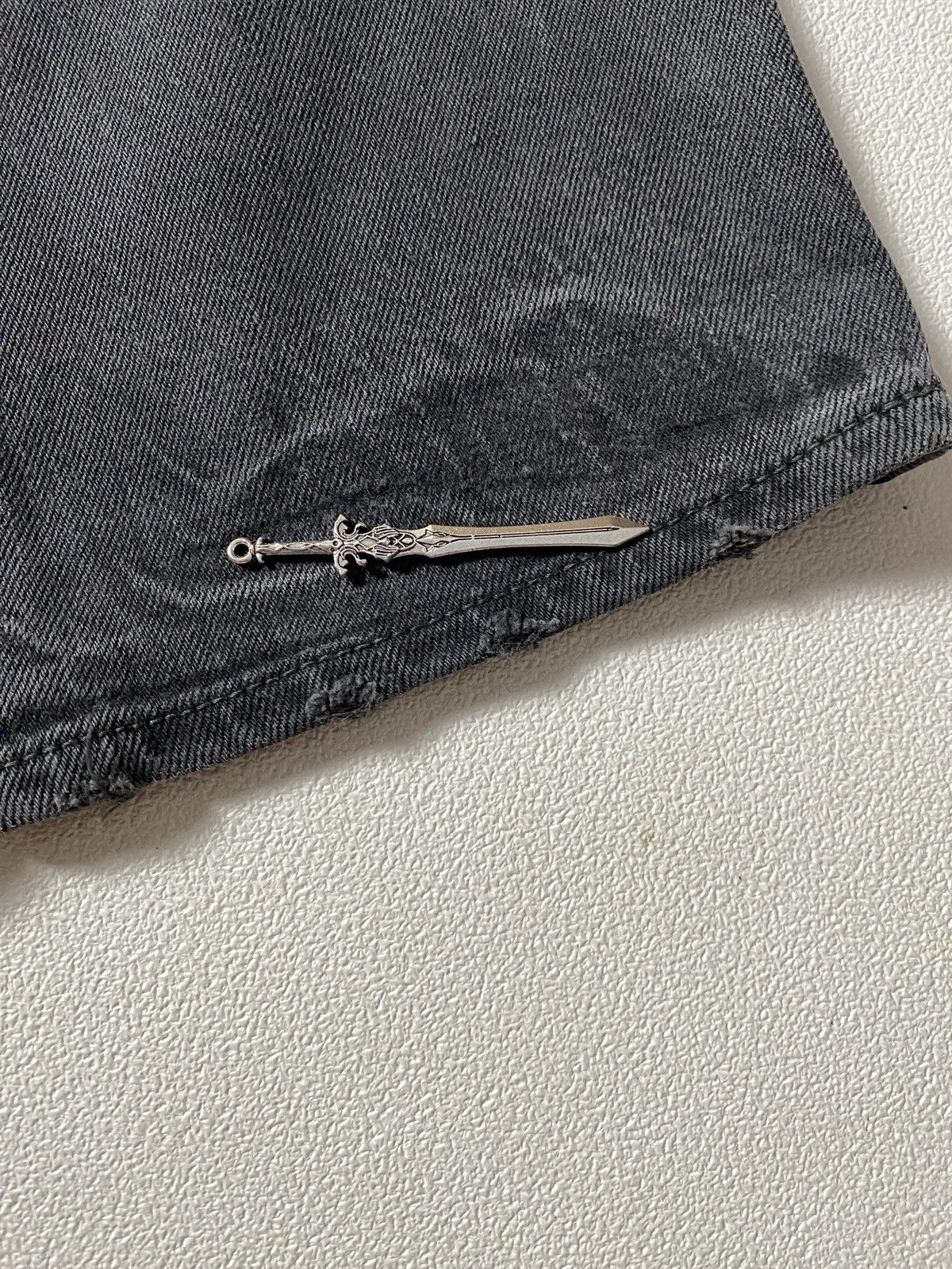 Japanese Brand Nonnative selvedge Japan black skinny biker jeans Size US 30 / EU 46 - 14 Thumbnail