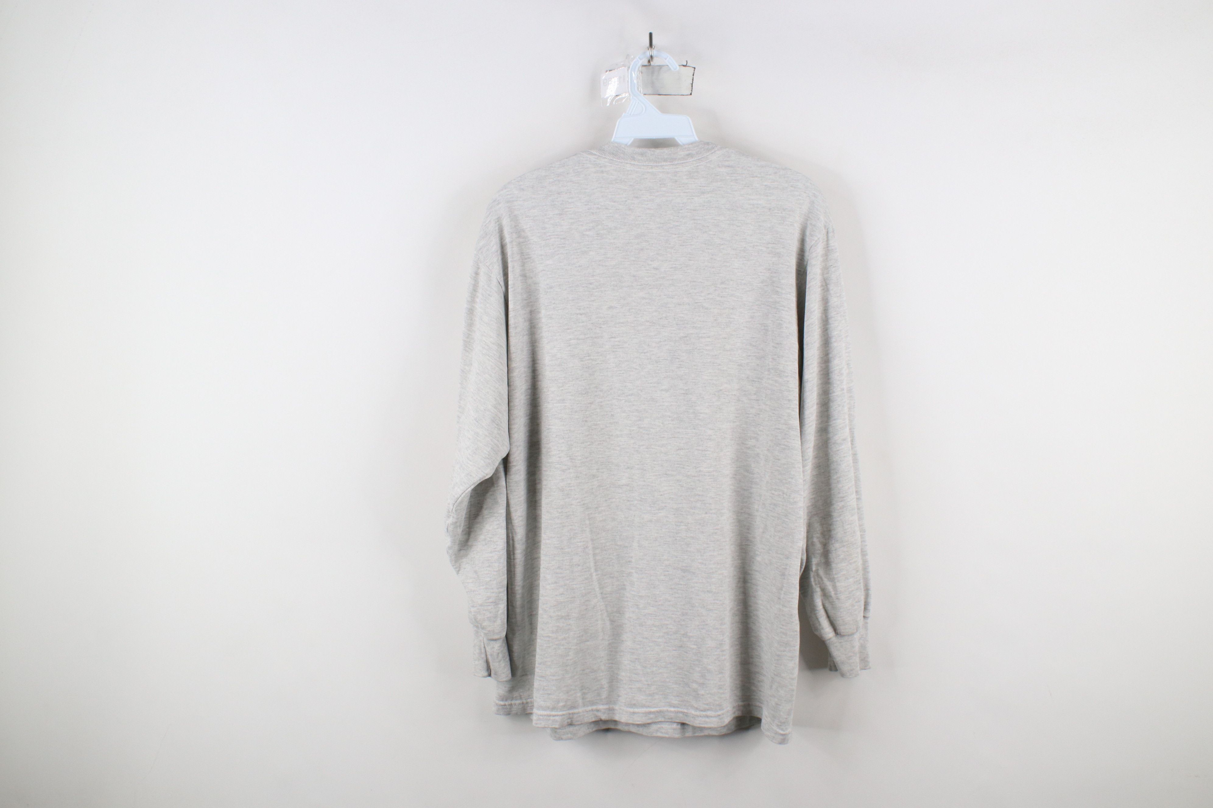 Vintage Vintage 90s Gods Service Christian Media Long Sleeve T-Shirt Size L / US 10 / IT 46 - 9 Thumbnail