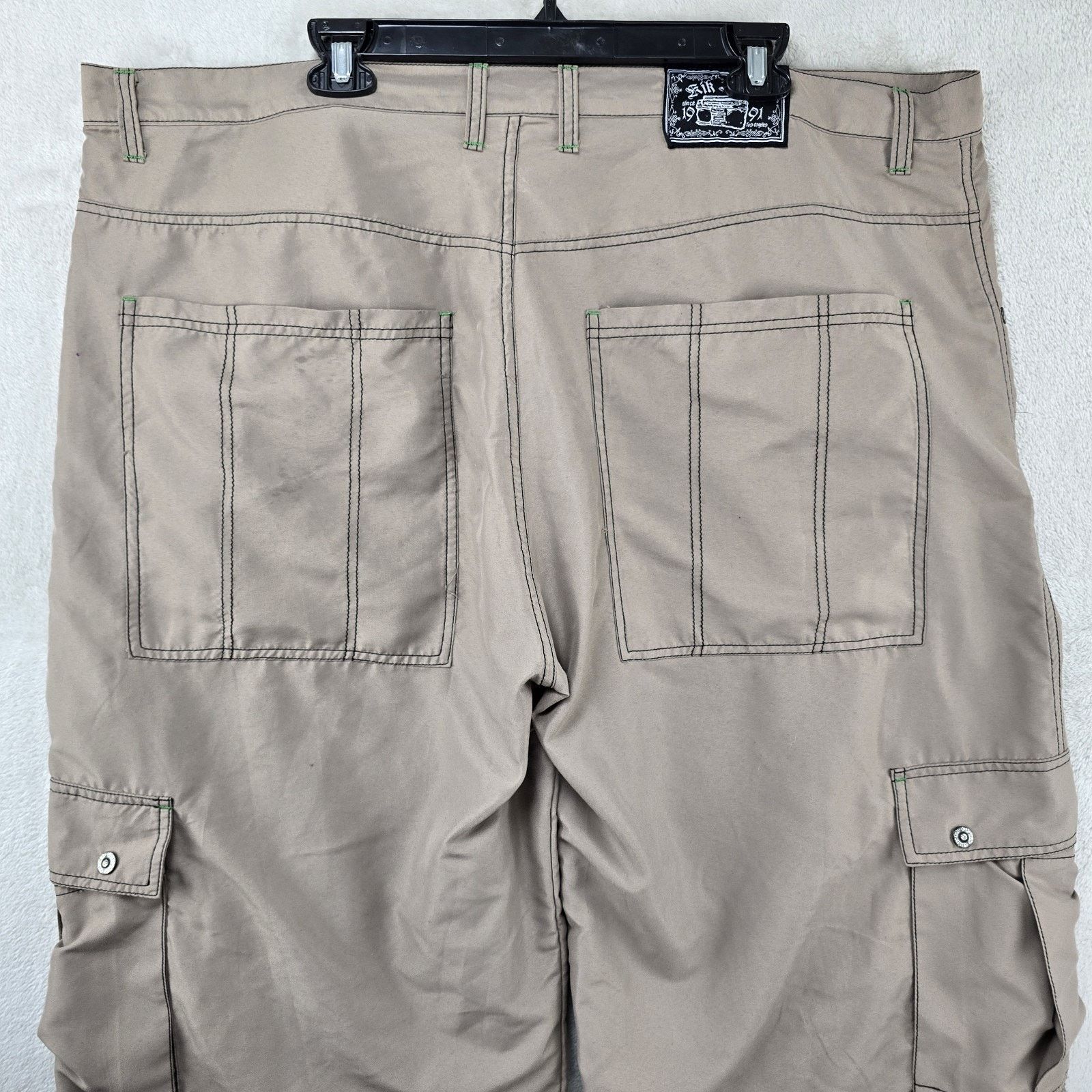 Other Vintage Kikwear Cargo Pants 44x31 Baggy Wide Leg Y2K Skater Size US 44 / EU 60 - 6 Thumbnail