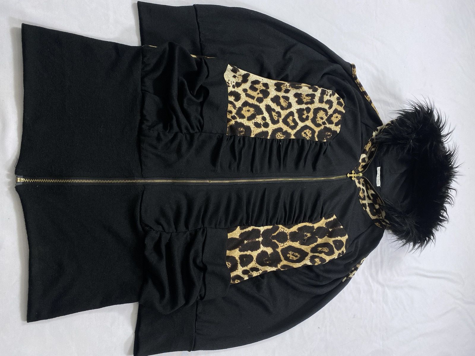 Japanese Brand Japanese Re:Mix Doll Leopard zip up fur hoodie ifsix style Size US S / EU 44-46 / 1 - 3 Thumbnail