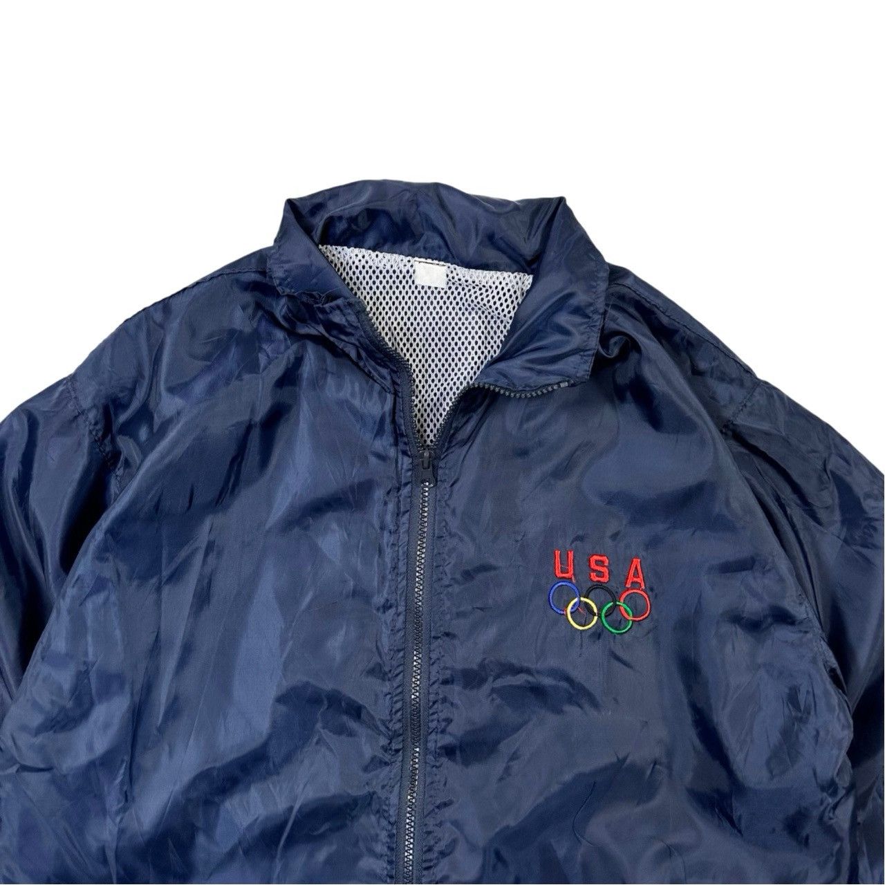 Vintage Vintage 90s Embroidered USA Olympics Light Zip Up Size US L / EU 52-54 / 3 - 2 Thumbnail