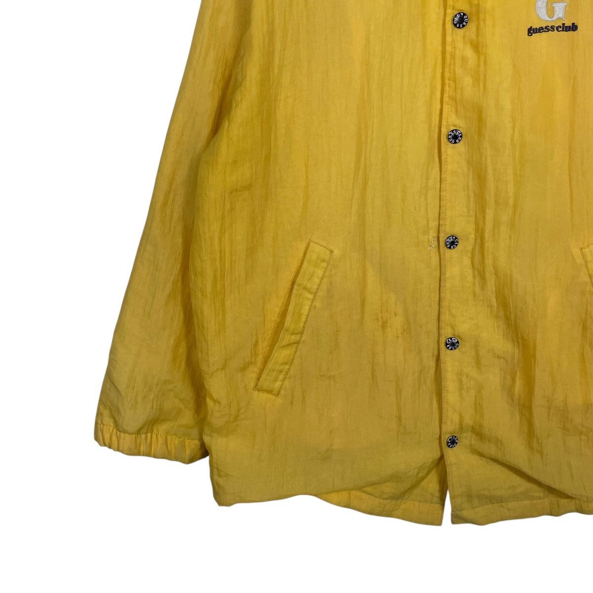 Guess Guess Club Sports Yellow Jacket Size US L / EU 52-54 / 3 - 3 Thumbnail