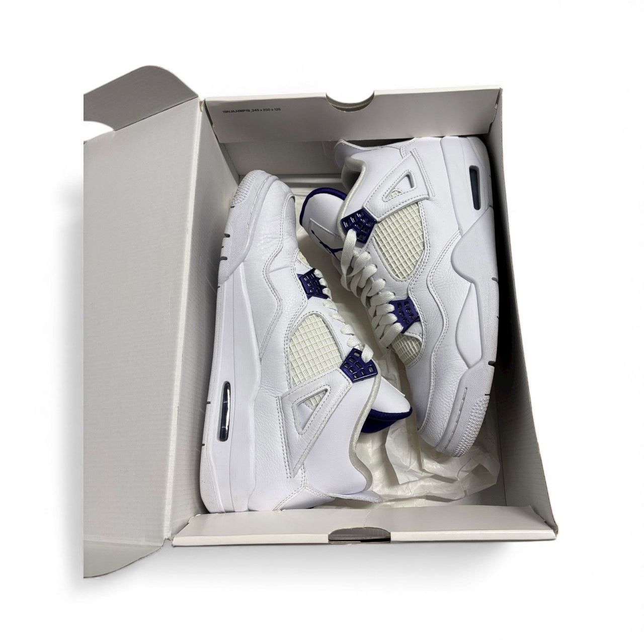 Jordan Brand Size 9.5 - Air Jordan 4 Retro 'Purple Metallic' 2020 Size US 9.5 / EU 42-43 - 2 Thumbnail