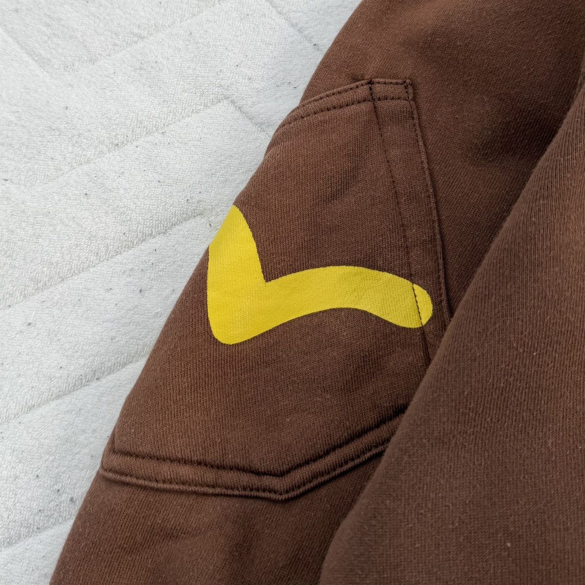 Evisu Evisu Multi Logo Patch Zip Hoodie Rare Design Streetwear Size US M / EU 48-50 / 2 - 7 Thumbnail
