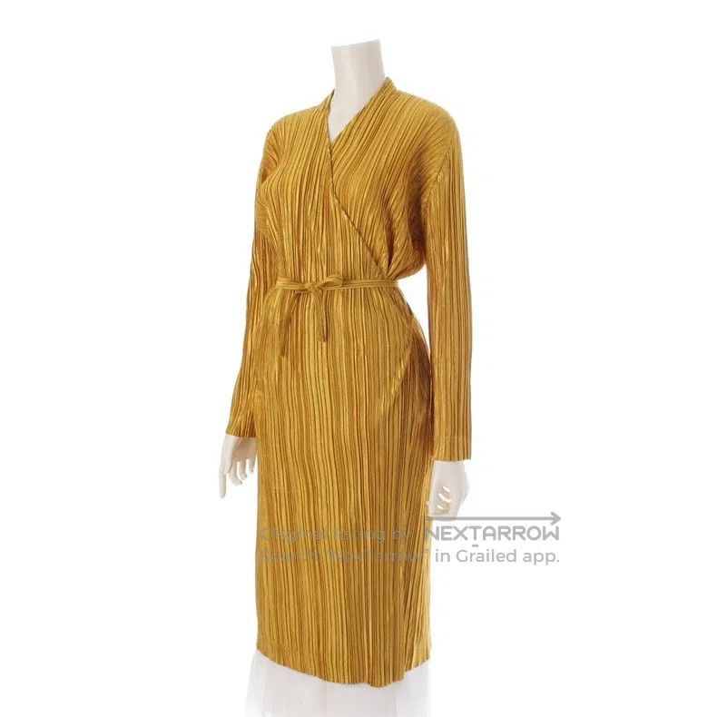 Issey Miyake Issey Miyake Gold Coat Size M / US 6-8 / IT 42-44 - 2 Thumbnail