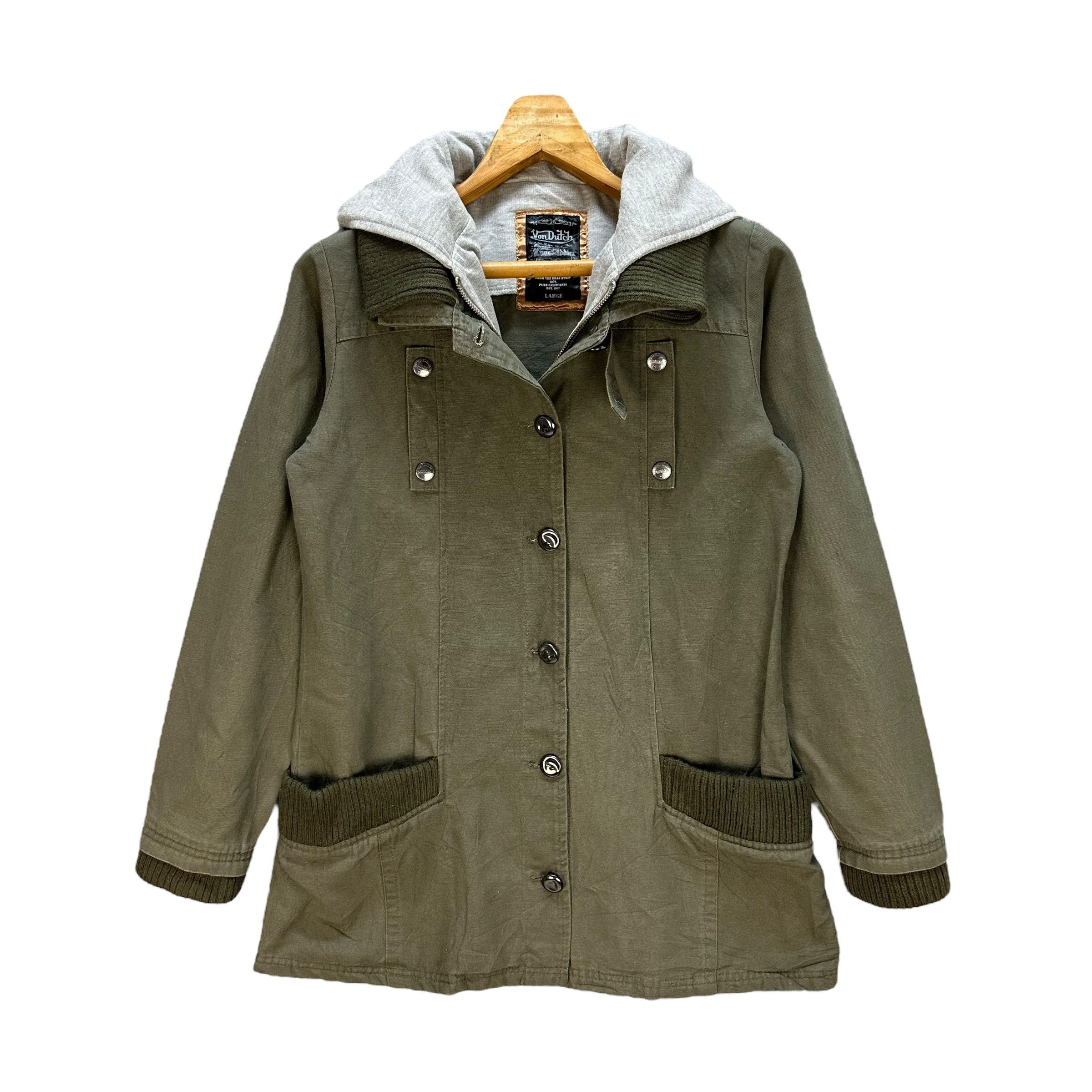 Von Dutch VON DUTCH Double Layered Hoodies Jacket #A56-1278 Size L / US 10 / IT 46 - 1 Thumbnail
