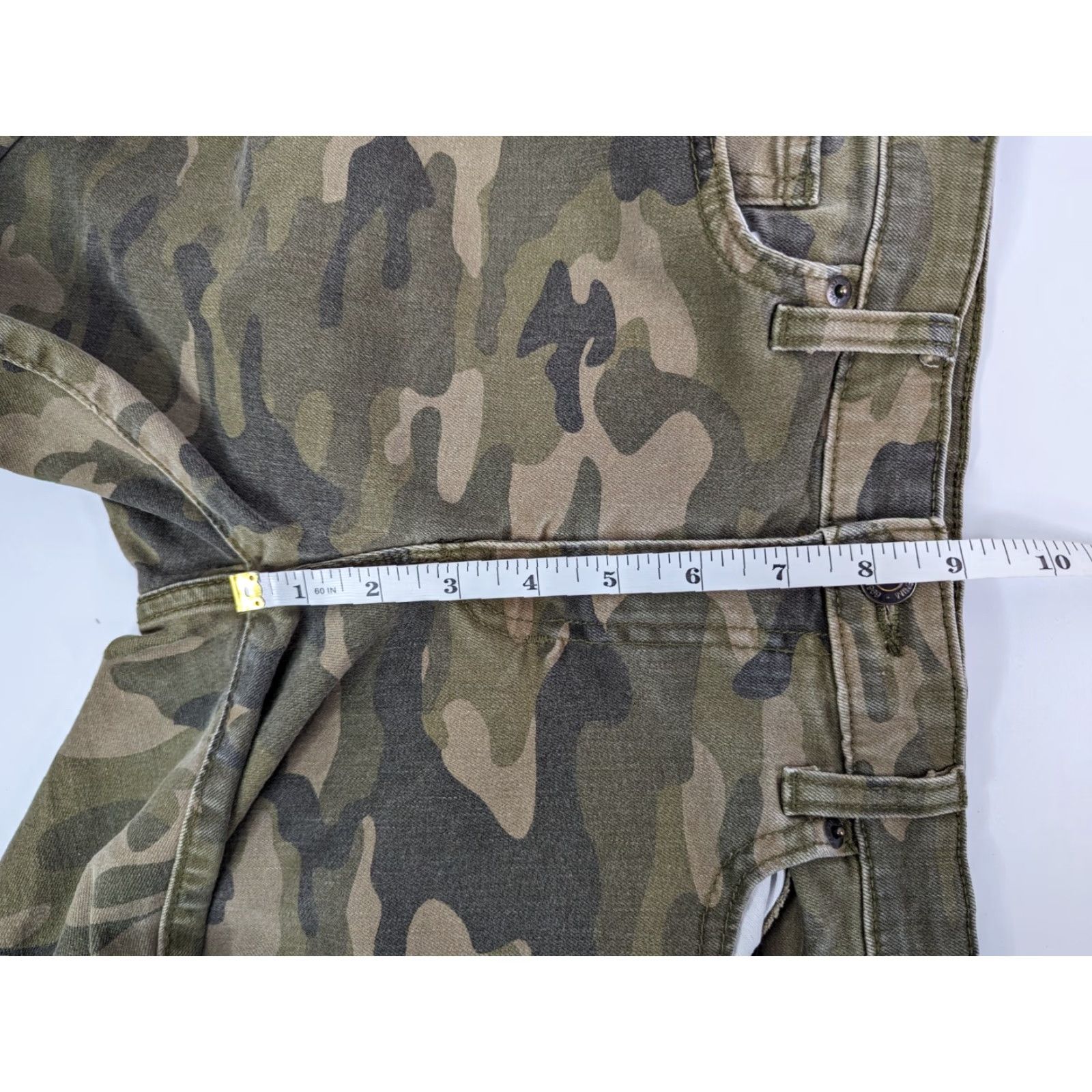 Gap VINTAGE Gap Denim Green Camo Legging Ankle Skinny 5 Pocket Stretch Pants Women's Size 30 Size 30" / US 8 / IT 44 - 7 Thumbnail