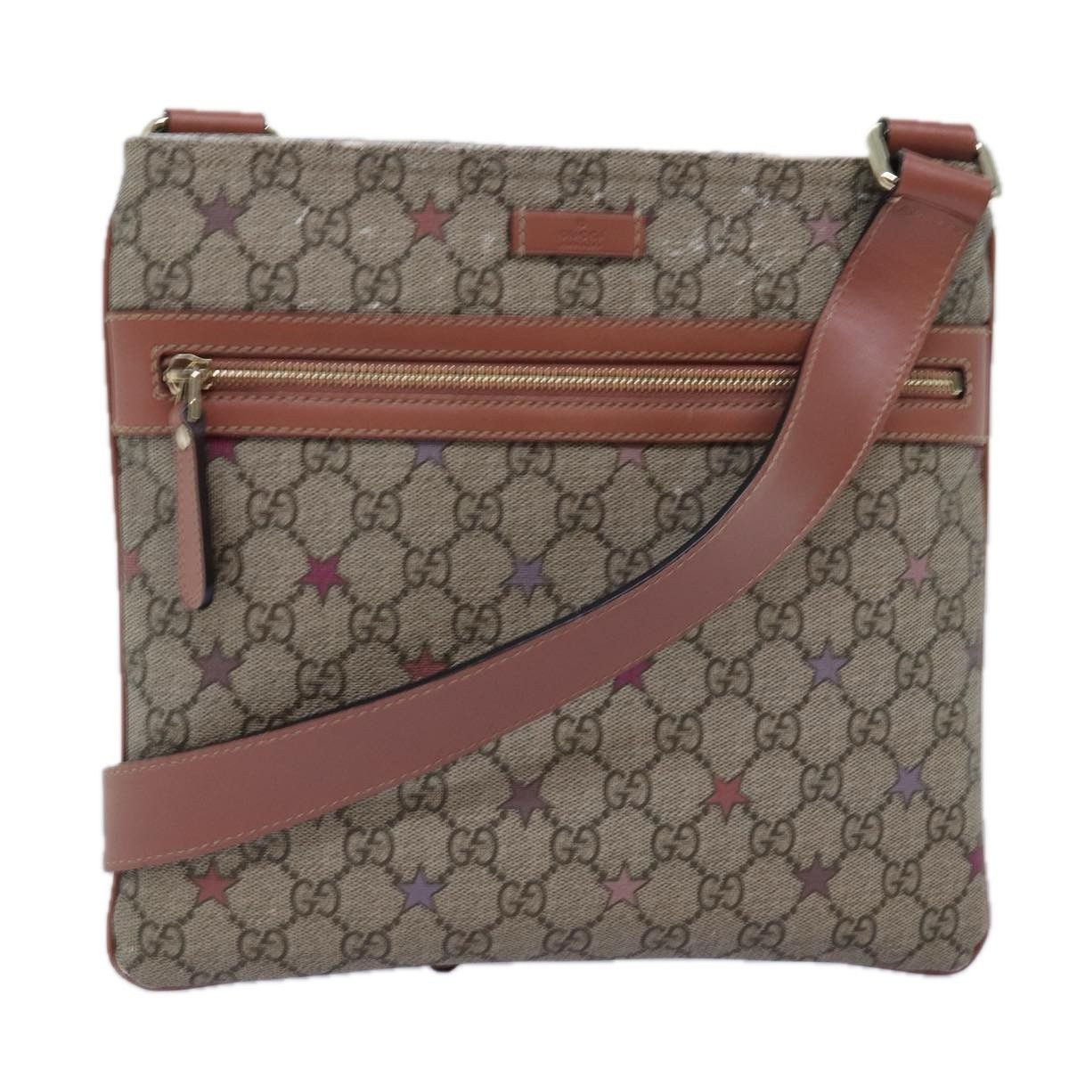 Gucci Gg Supreme Beige Canvas Shoulder Bag (Pre-Owned) Size ONE SIZE - 1 Thumbnail
