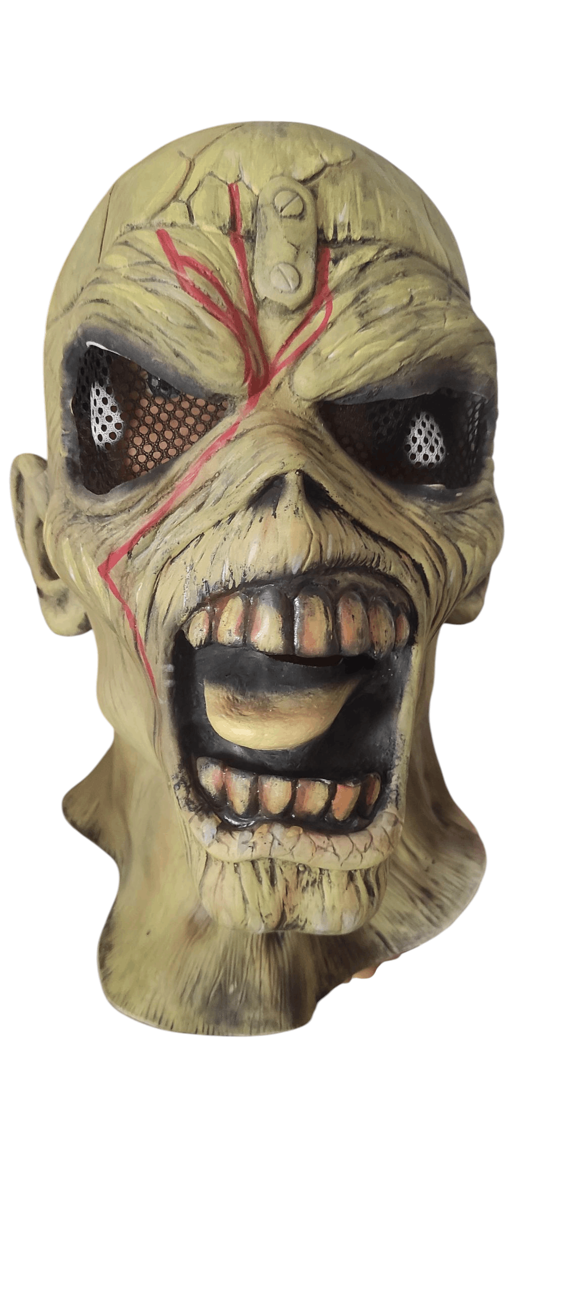 Iron Maiden Iron Maiden Eddie “Piece of Mind” Costume Rubber Latex Mask Size ONE SIZE - 1 Thumbnail