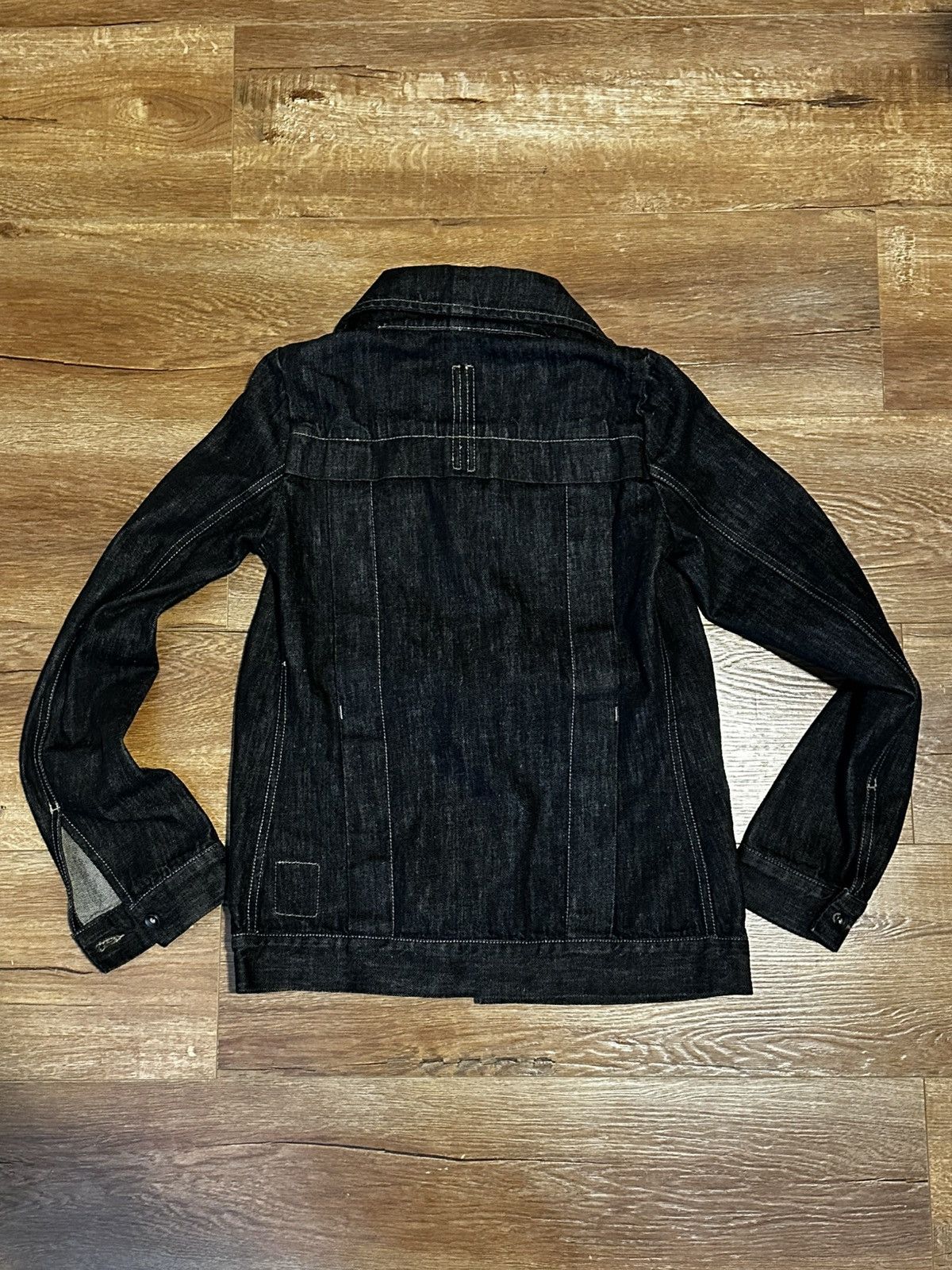Rick Owens Rick Owen’s Olmar & Mitra Black Denim Jacket Men’s Size US XS / EU 42 / 0 - 2 Thumbnail