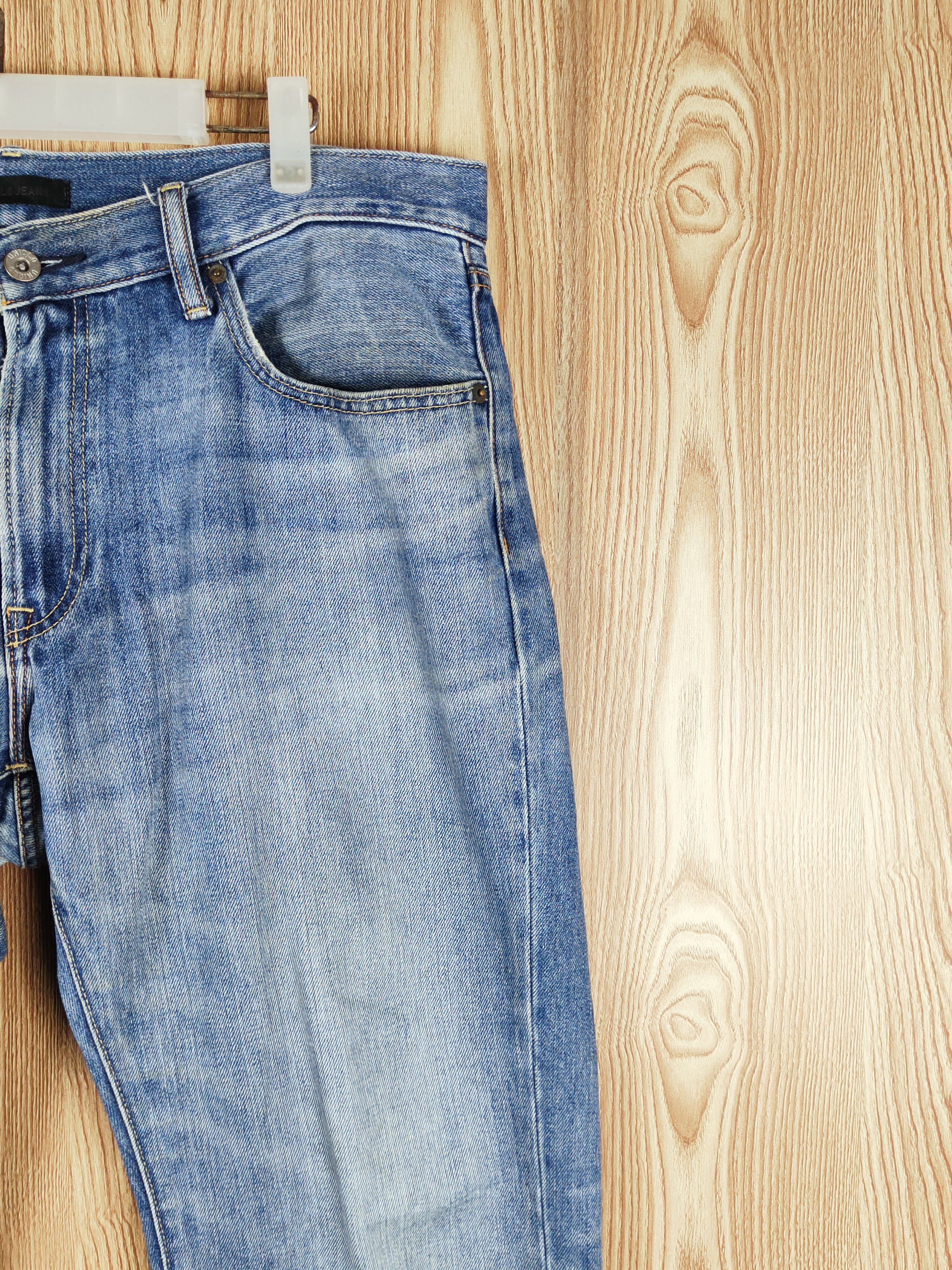 Japanese Brand Uniqlo Blue Faded Distressed Ripped Jeans #S2718 Size US 37 - 5 Thumbnail