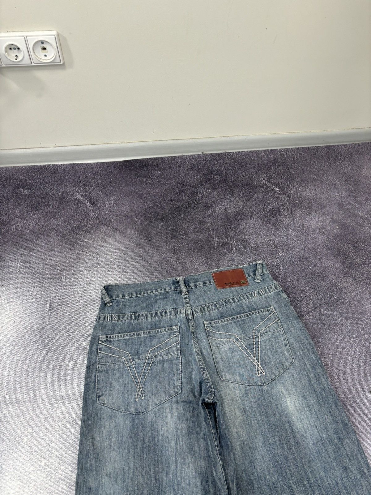 Ecko Unltd. Vintage Ecko Unltd Y2K Hip Hop Hype Faded Baggy Denim Shorts Size US 32 / EU 48 - 11 Thumbnail