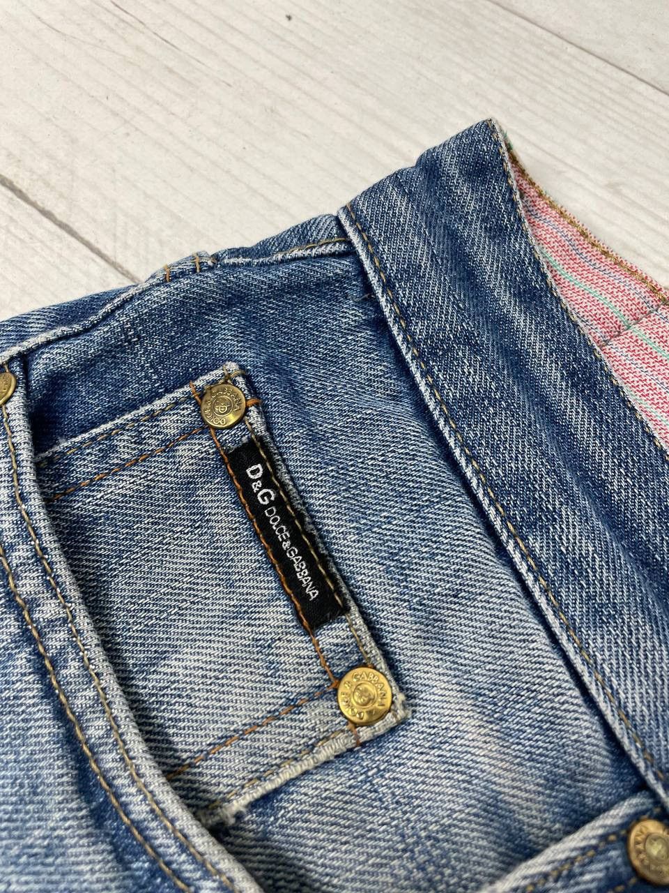 Dolce & Gabbana Vintage Dolce & Gabbana DG Denim Jeans Baggy Distressed Y2K Size US 33 - 9 Thumbnail