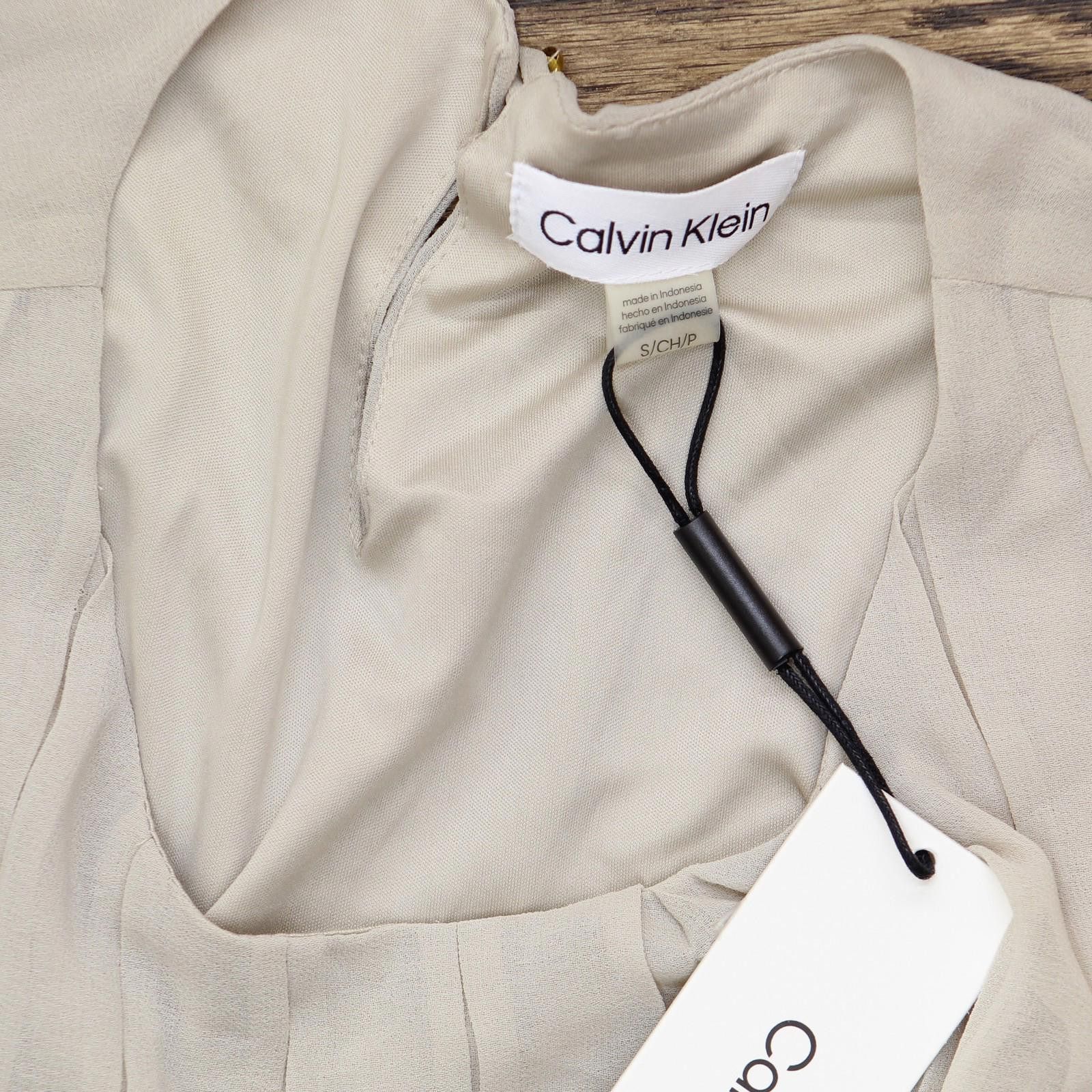 Calvin Klein Nwt Calvin Klein Blouse Shirt Top Sfbth79a Khaki Brown S Size S / US 4 / IT 40 - 4 Thumbnail