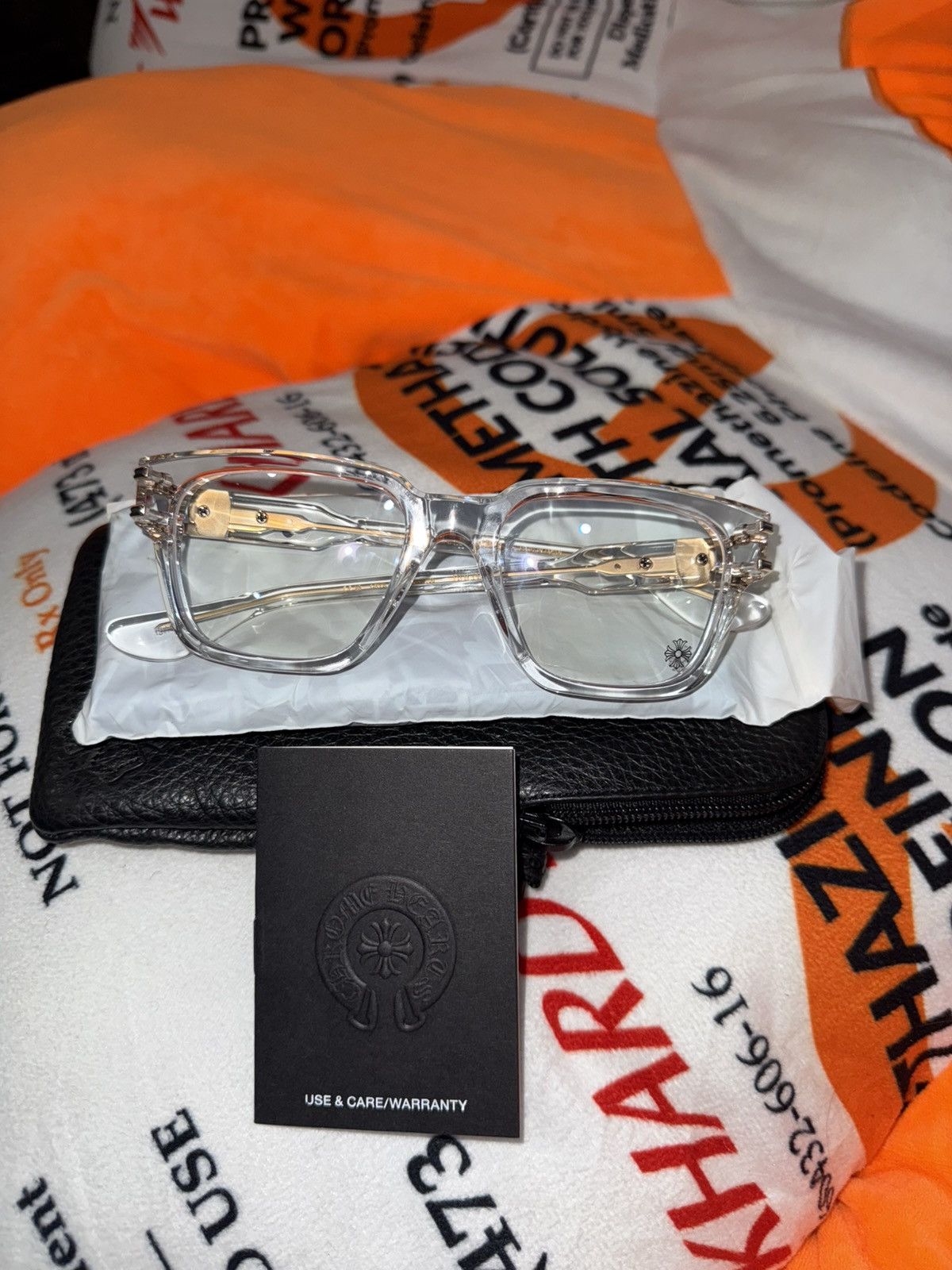 Chrome Hearts CHROME HEARTS CLEAR FRAMES Glasses Size ONE SIZE - 1 Thumbnail