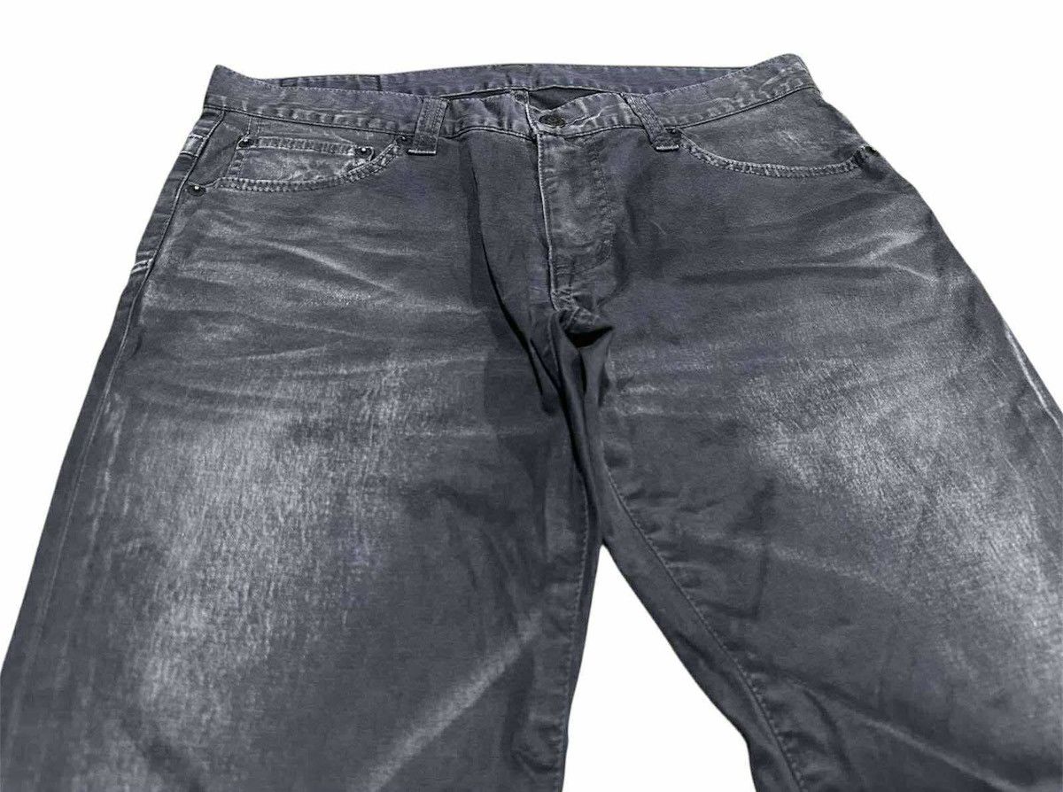 Tornado Mart 🔥Y2K Archived Tornado Mart Black Coated Flared Denim Size US 32 / EU 48 - 3 Thumbnail