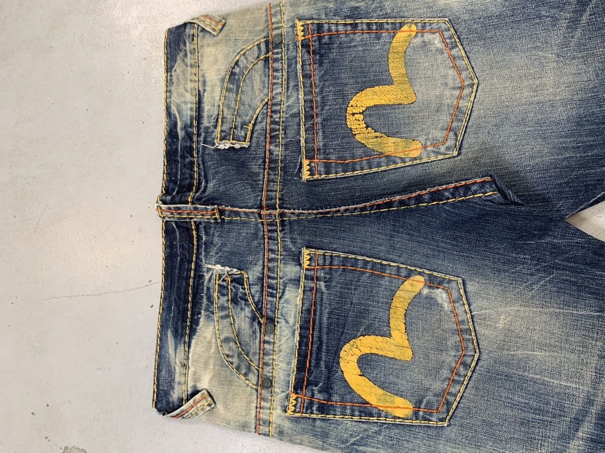 Japanese Brand Vintage Evisu inspired denim Size US 34 / EU 50 - 4 Thumbnail
