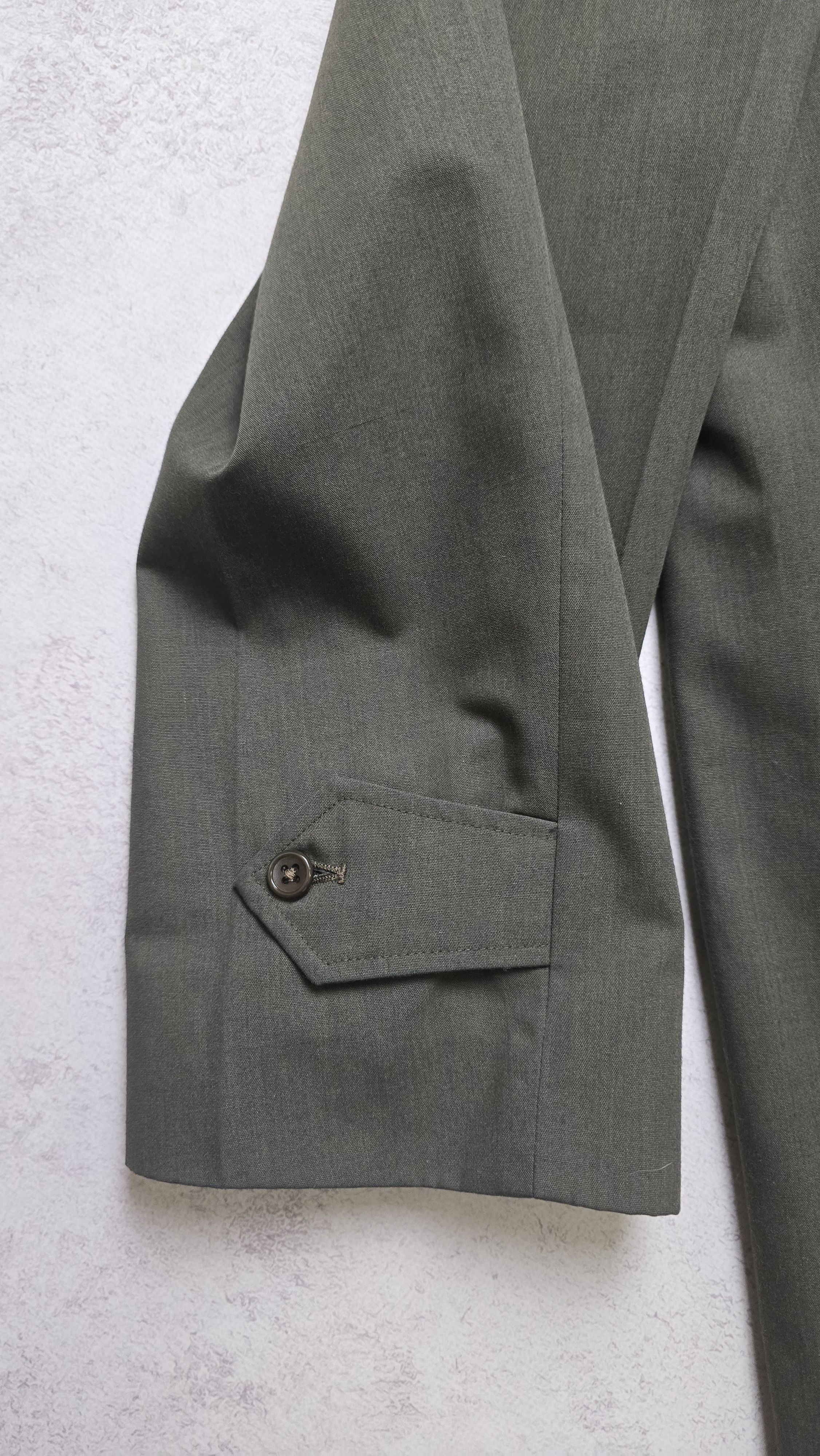 Burberry Vintage Burberrys Mac Coat Men’s 42R L Olive Green Balmacaan Size US L / EU 52-54 / 3 - 13 Thumbnail