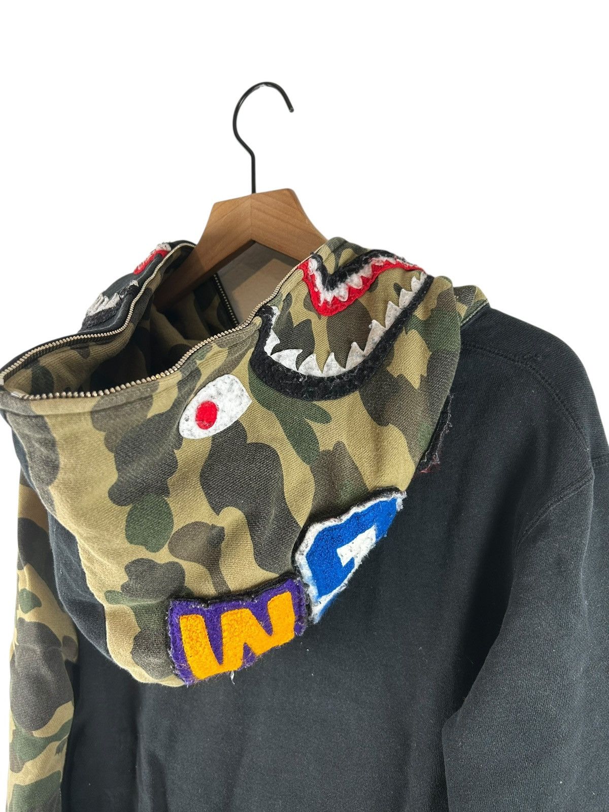 Bape Bape Shark Full Zip Hoodie Size US L / EU 52-54 / 3 - 3 Thumbnail