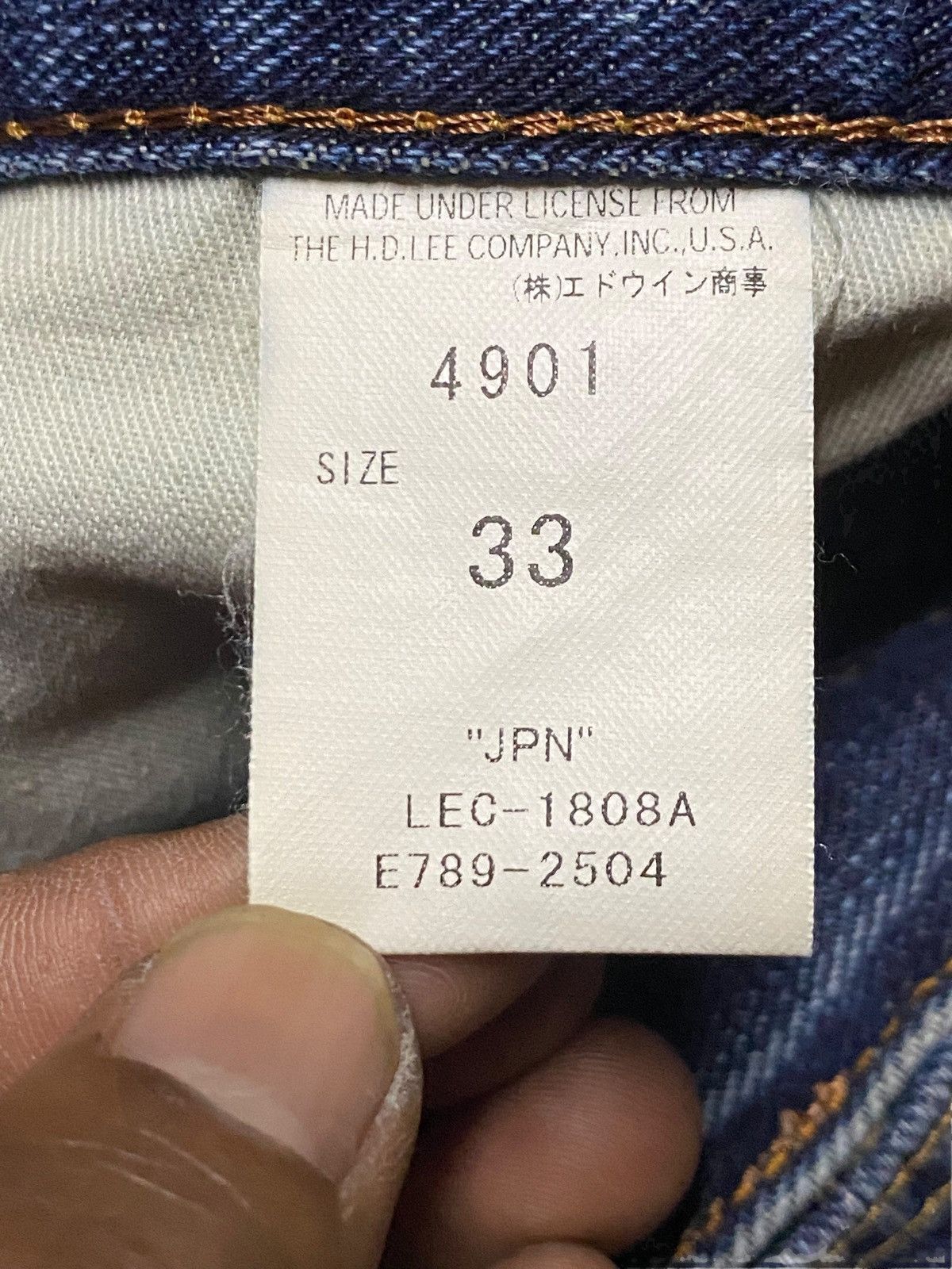 Lee × Vivienne Westwood Vintage Lee Faded Wash Distressed Bootcut Jeans Size US 33 - 15 Thumbnail