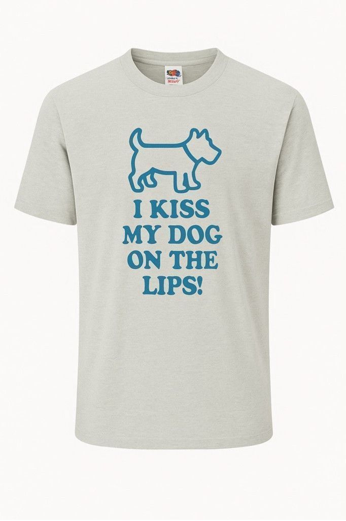 Fruit Of The Loom Funny Dog Lover T-Shirt | Unisex | White | Size XL Size US L / EU 52-54 / 3 - 1 Thumbnail