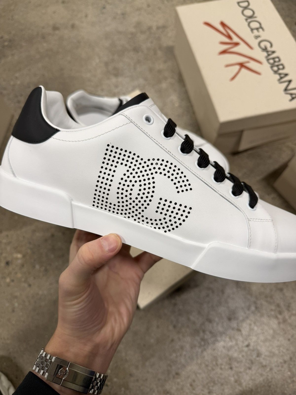 Dolce & Gabbana Dolce & Gabbana Portofino Sneaker NEW 900$ Size US 8 / EU 41 - 2 Thumbnail