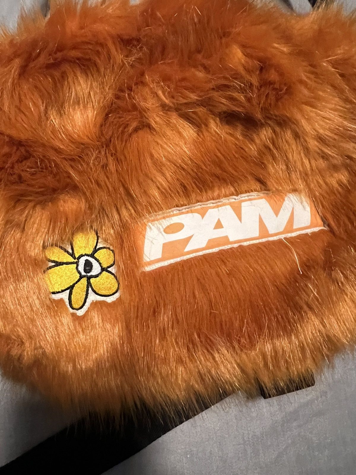 Perks And Mini Perks And Mini Petal Patch Faux-Fur Shoulder Bag - Orange Size ONE SIZE - 4 Thumbnail