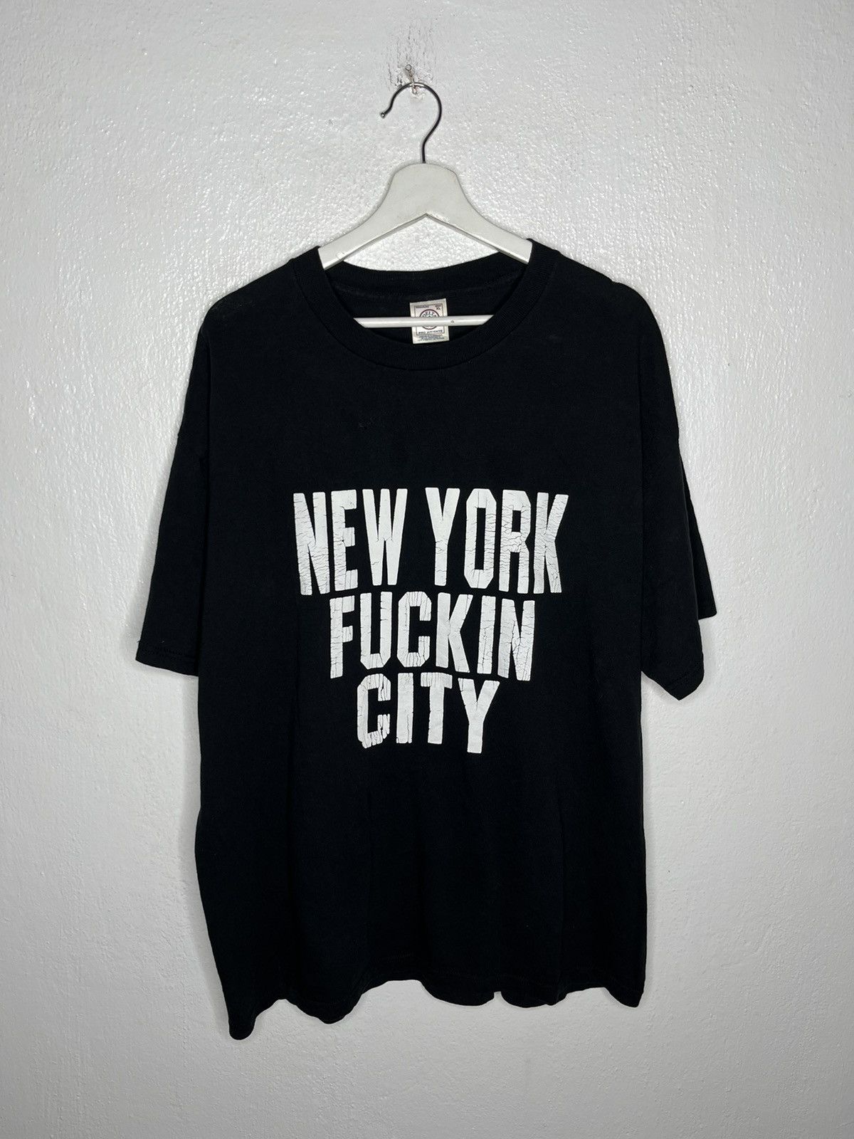 Vintage NEW YORK FUCKIN CITY Size US XL / EU 56 / 4 - 1 Thumbnail