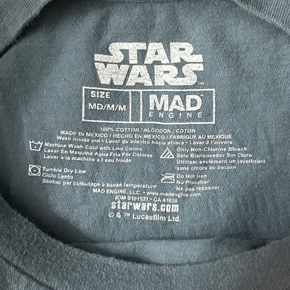 Mad Engine Star Wars New Hope Graphic Tee Size M Blue Mad Engine Shirt Size US M / EU 48-50 / 2 - 3 Thumbnail
