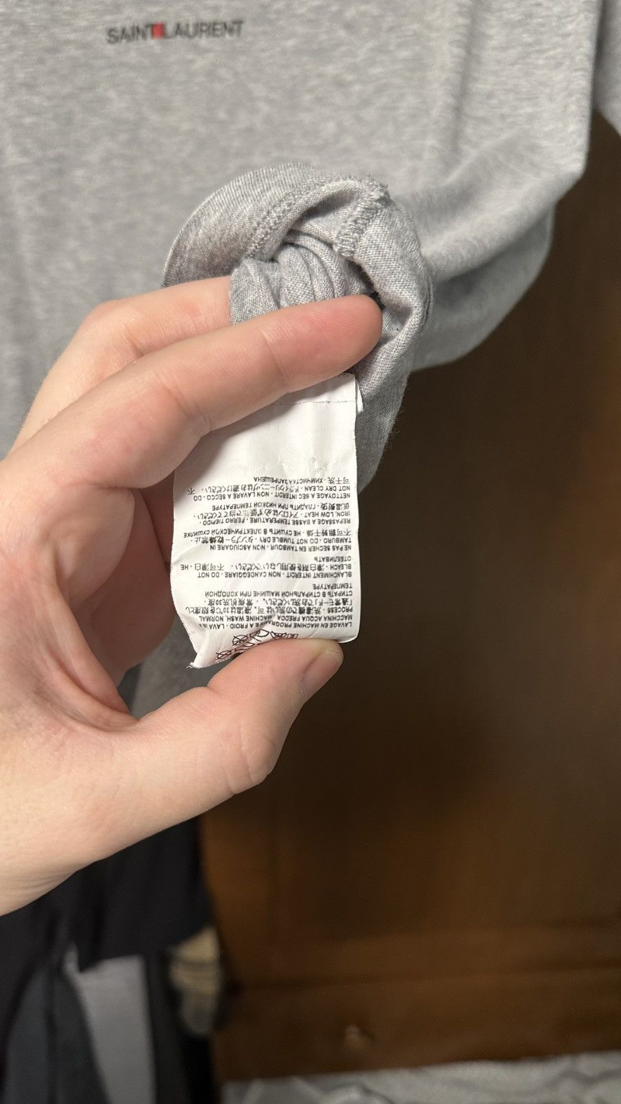 Saint Laurent Paris Saint Laurent tee Size US S / EU 44-46 / 1 - 4 Thumbnail
