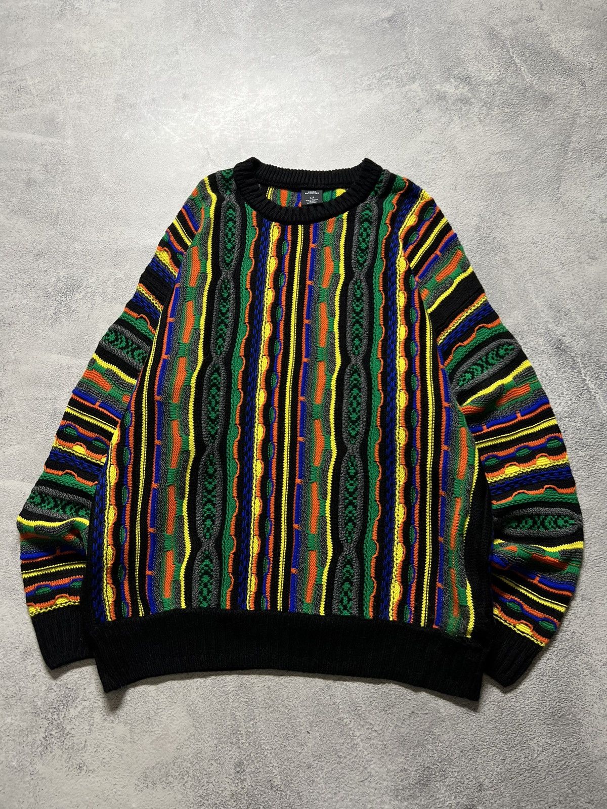 Coogi × Vintage Vintage Y2k Coogi Style Acrylic Sweater 00’s Size US L / EU 52-54 / 3 - 2 Thumbnail