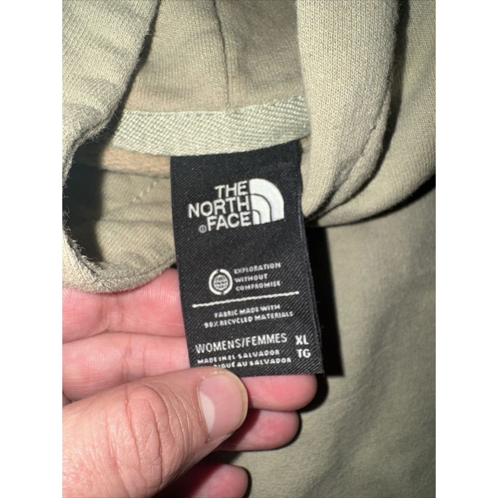 The North Face Women’s The North Face Boxy Hoodie Tan XL 23x23 Size XL / US 12-14 / IT 48-50 - 3 Thumbnail