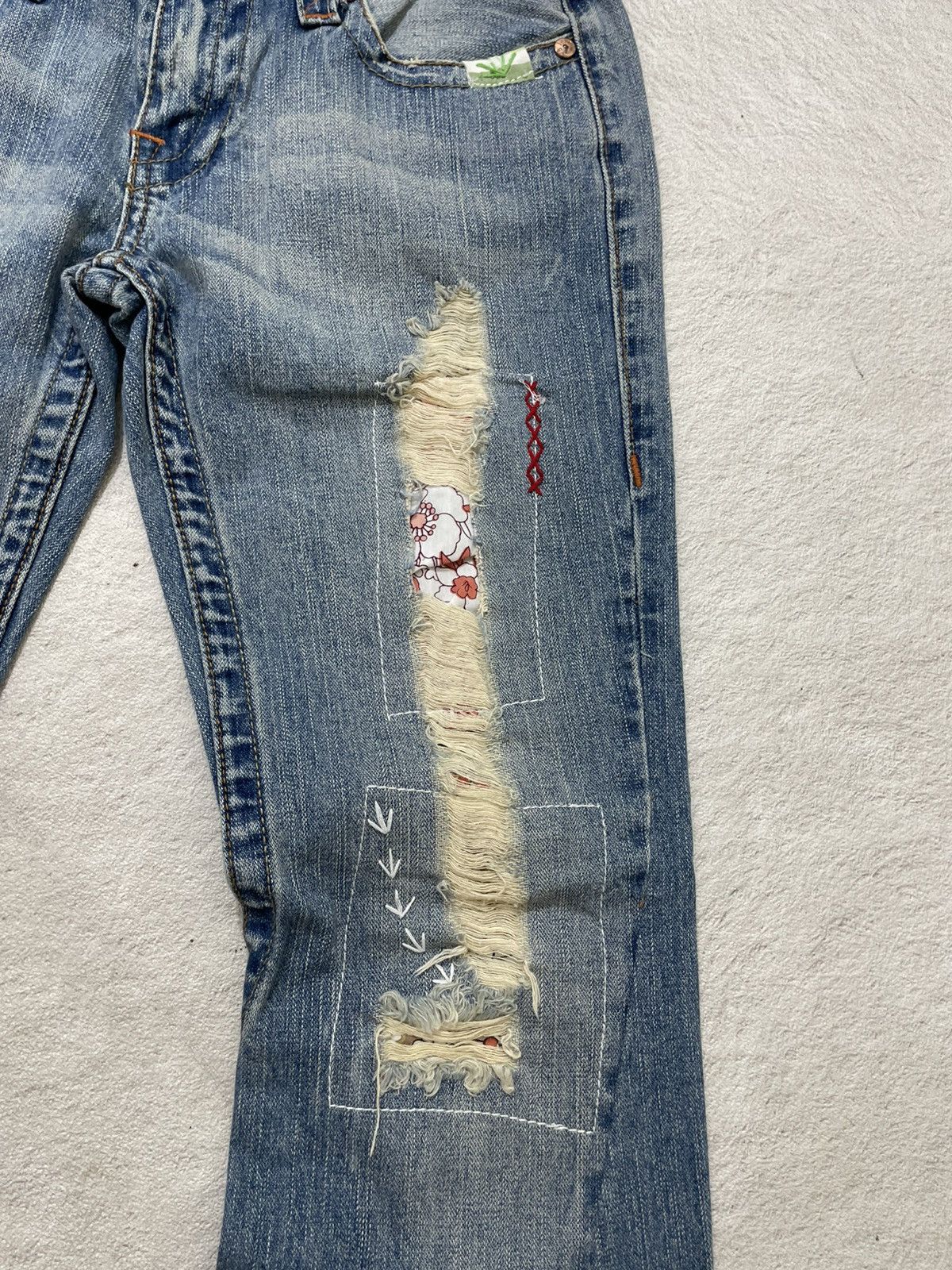 Diesel 2000s True Religion Flare Denim Patchwork Y2K Ifsix Hysteric Size 30" / US 8 / IT 44 - 4 Thumbnail