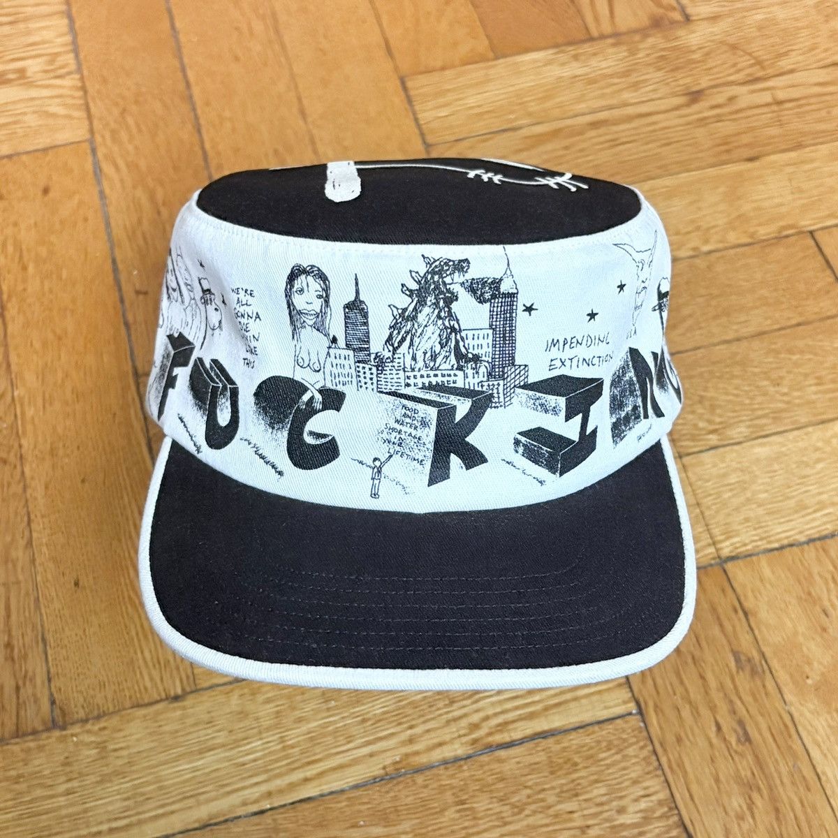 【FUCKING AWESOME】 GFY SNAPBACK WHITE/BLACK FUCKING AWESOME GFY SNAPBACK WHITE / BLACK– Bluetile Skateboards