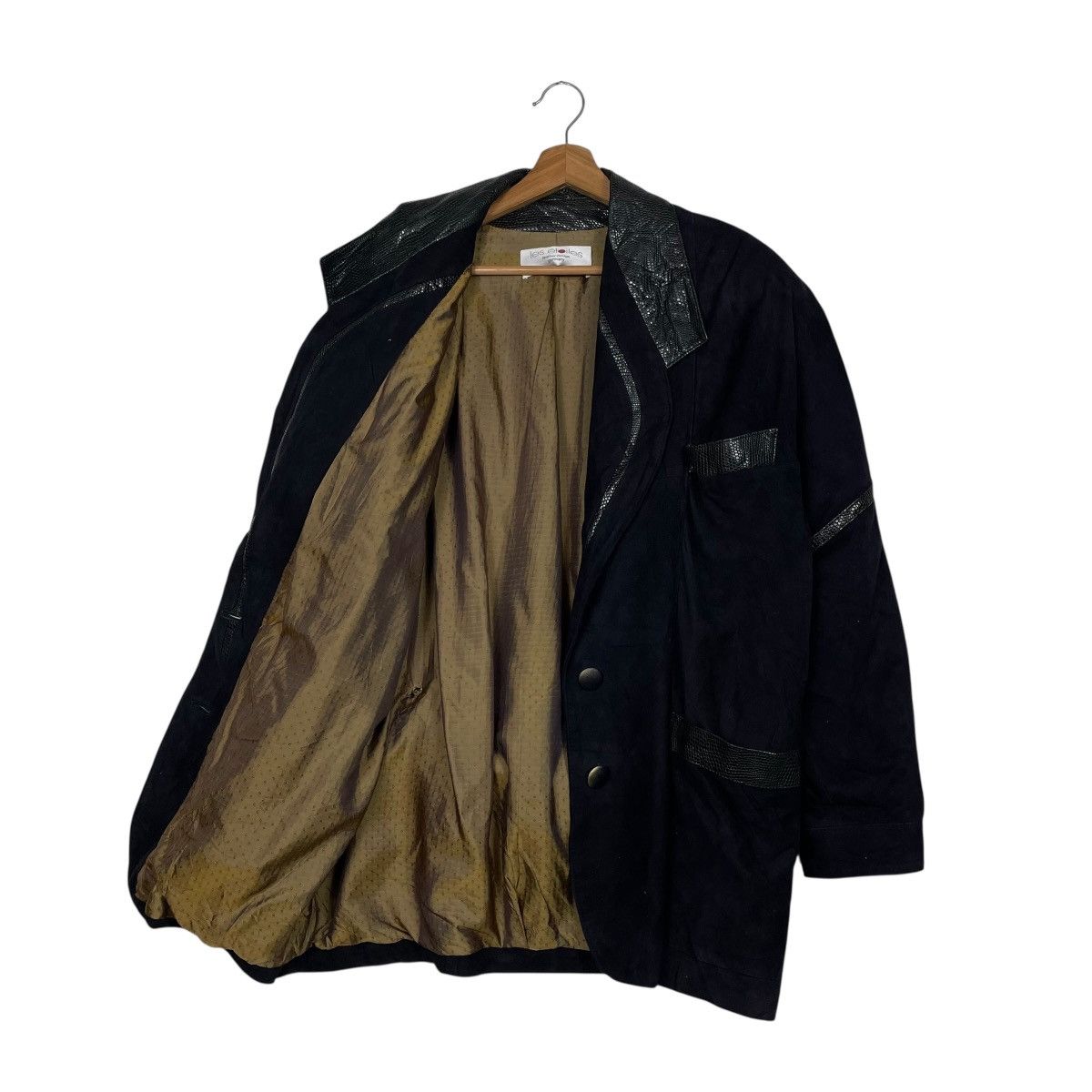 Other Les Etoiles Germany Design Leather Jacket Size L / US 10 / IT 46 - 9 Thumbnail