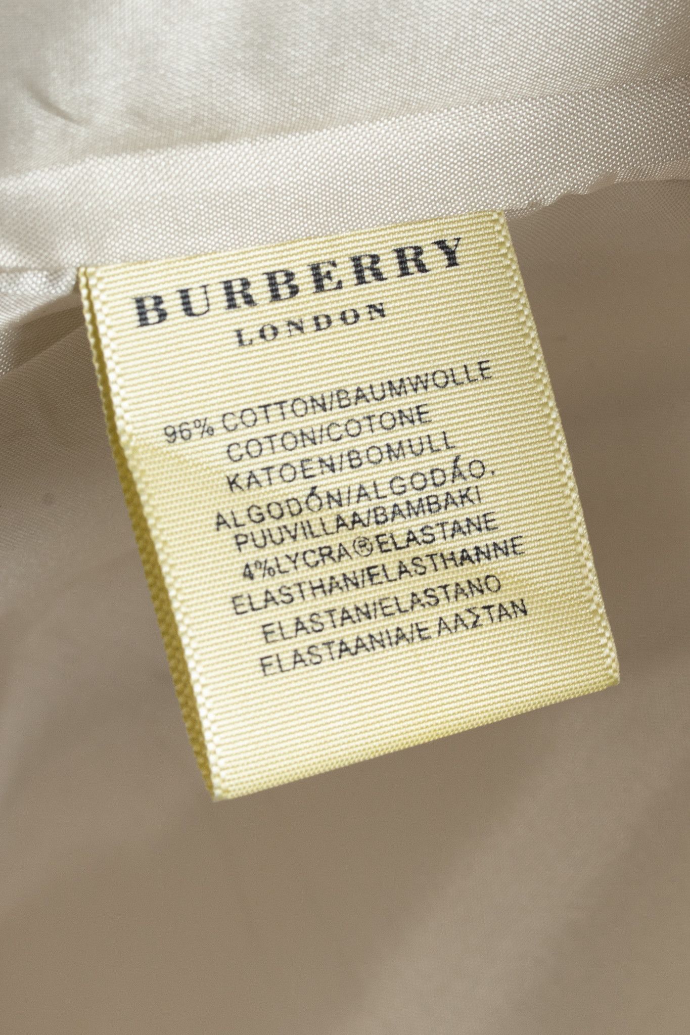 Burberry Burberry Cotton-Blend Check-Trim Drawstring-Waist Jacket Size XL / US 12-14 / IT 48-50 - 9 Thumbnail