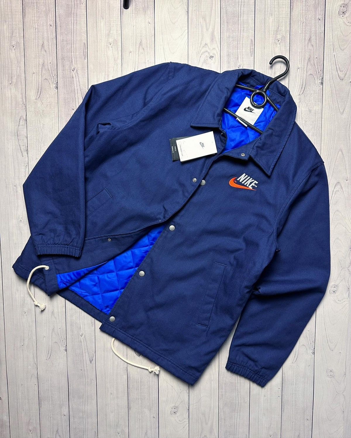 Vintage Vintage Nike jacket coach big logo size M,L Size US M / EU 48-50 / 2 - 1 Thumbnail